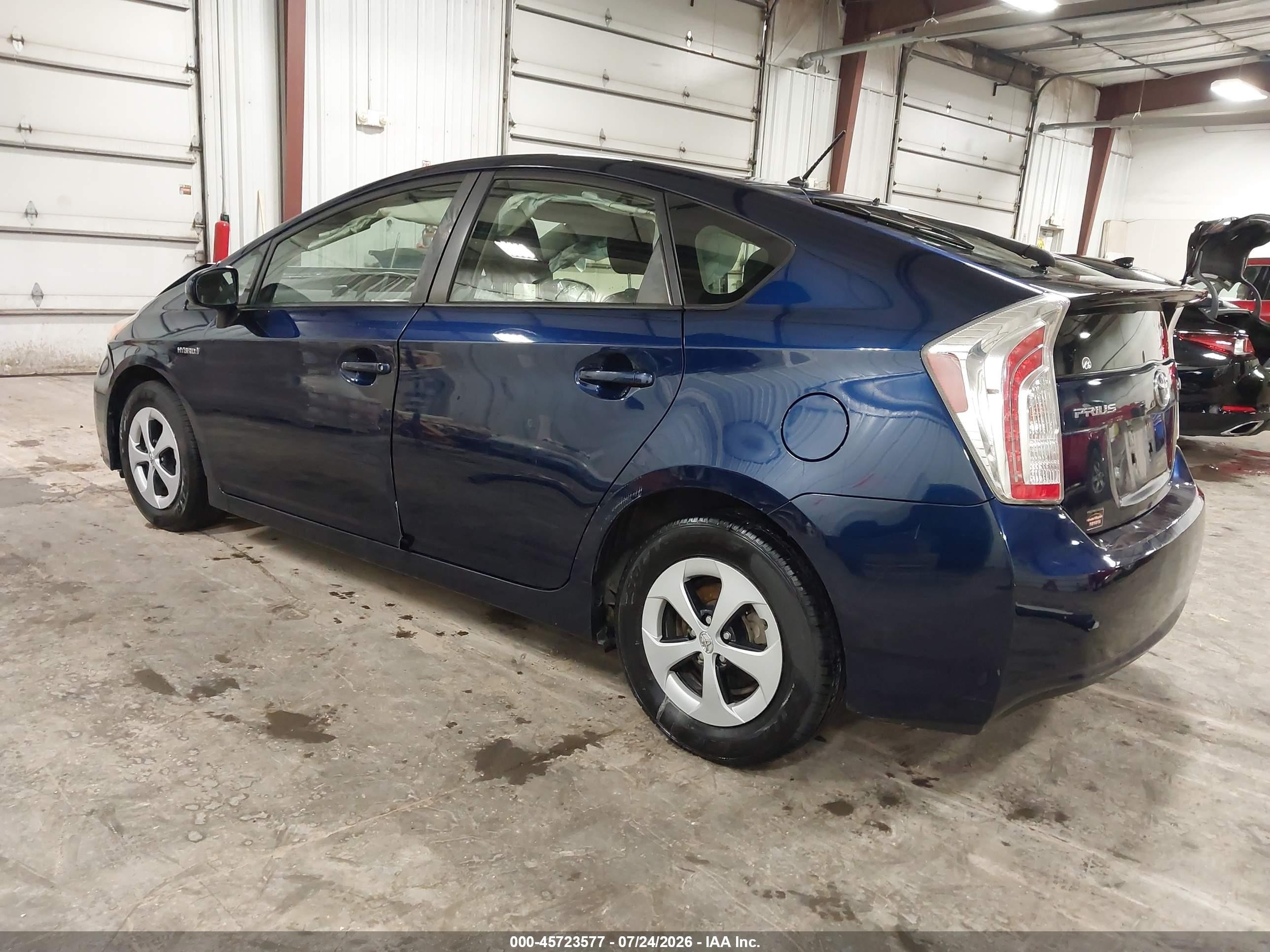 2014 Toyota Prius Two Blue vin: JTDKN3DU2E1738523