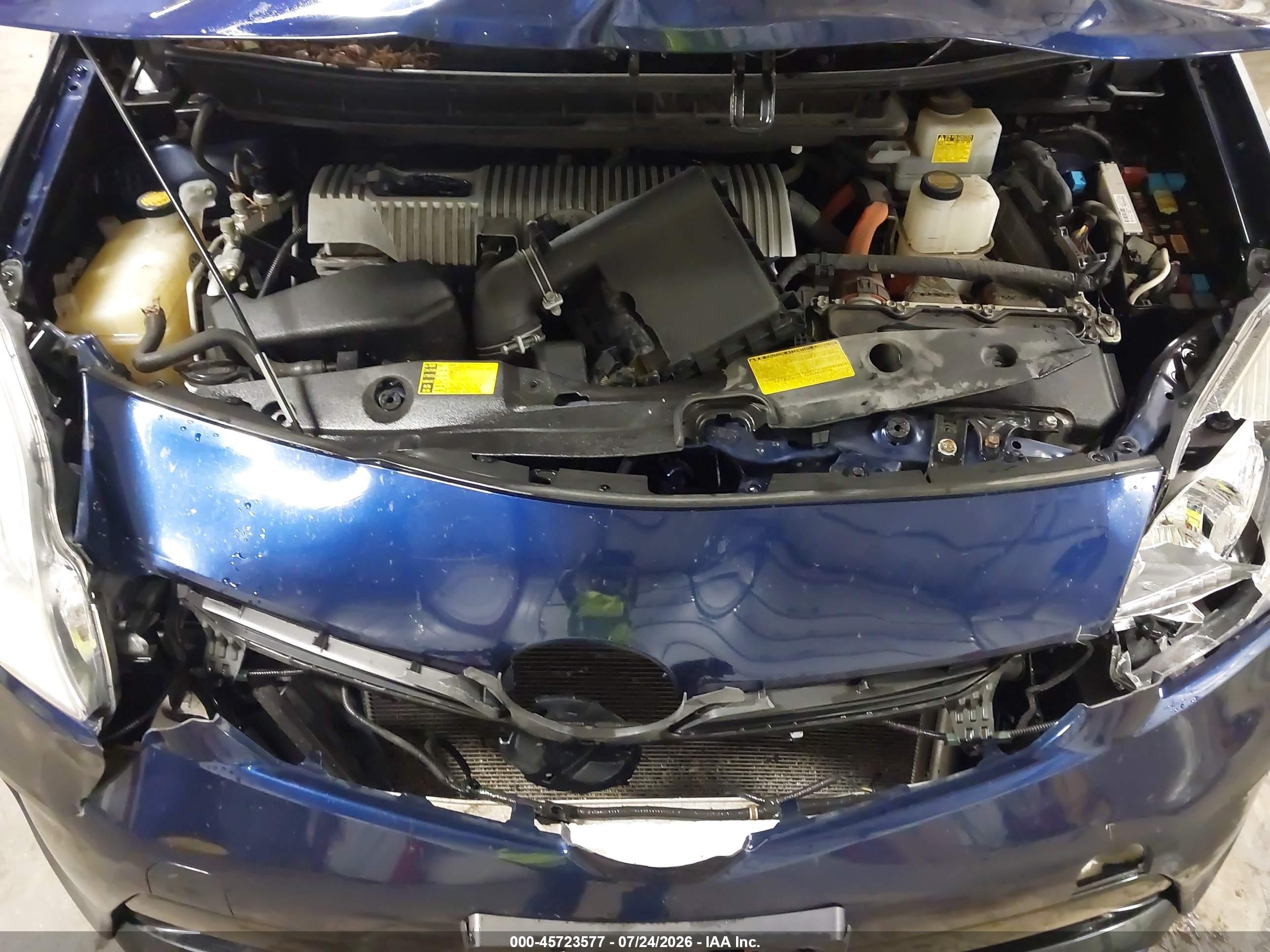 2014 Toyota Prius Two Blue vin: JTDKN3DU2E1738523