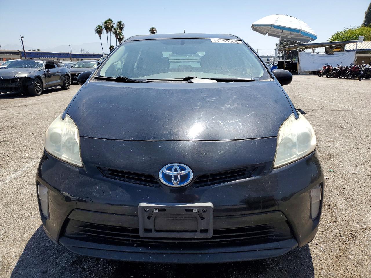 2014 Toyota Prius Four Black vin: JTDKN3DU2E1739672