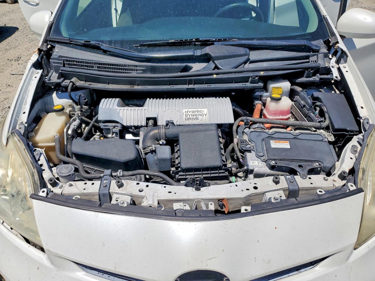 2014 Toyota Prius Two White vin: JTDKN3DU2E1742555
