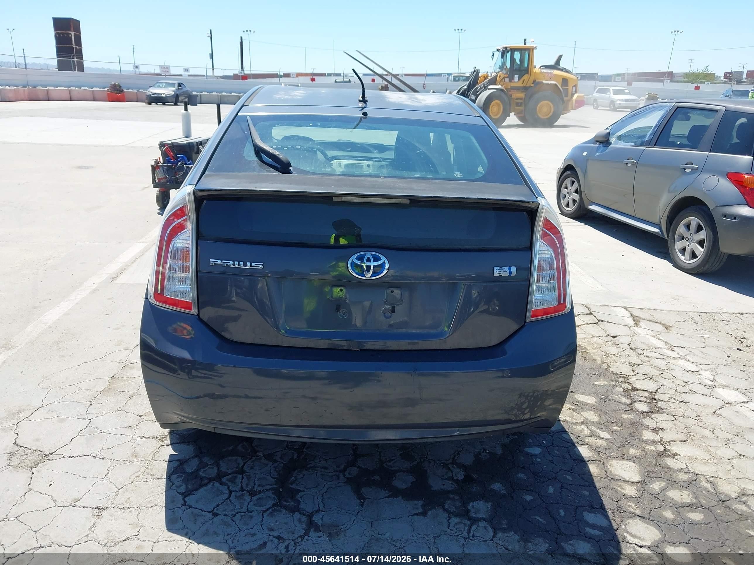 2014 Toyota Prius Two Gray vin: JTDKN3DU2E1742605
