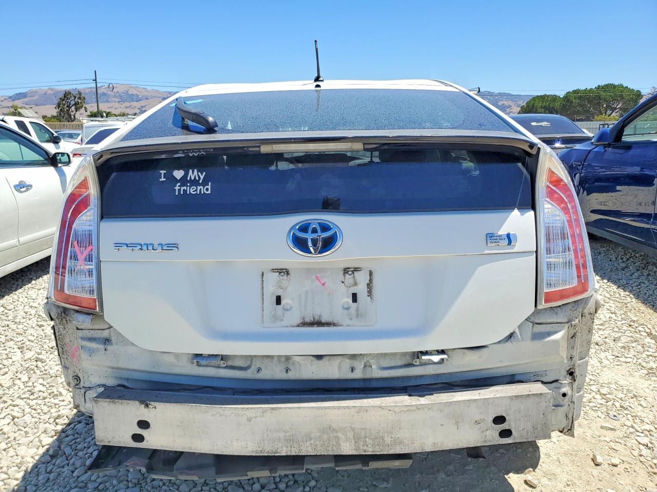 2014 Toyota Prius Two Белый vin: JTDKN3DU2E1752292