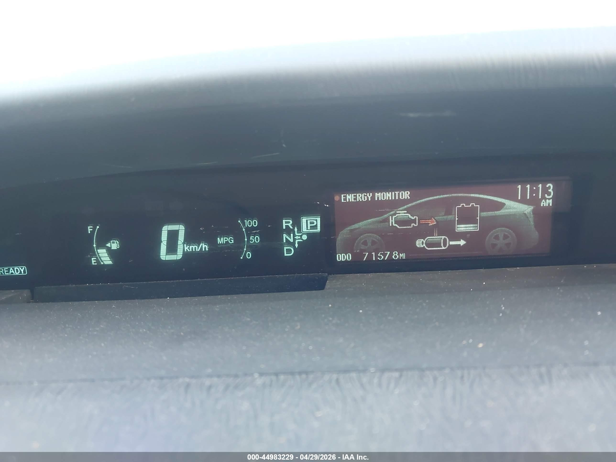 2014 Toyota Prius Two Silver vin: JTDKN3DU2E1781825