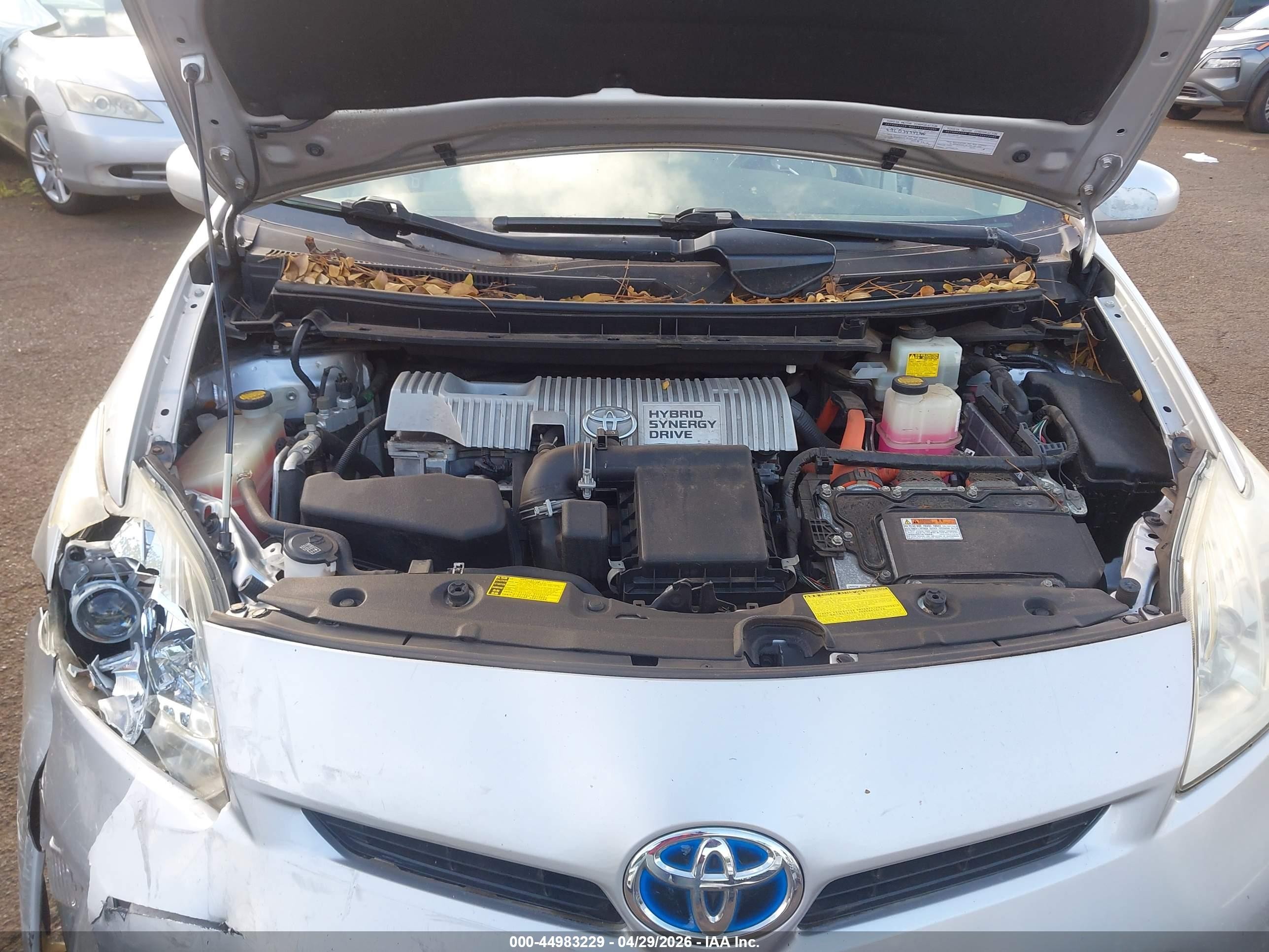 2014 Toyota Prius Two Silver vin: JTDKN3DU2E1781825