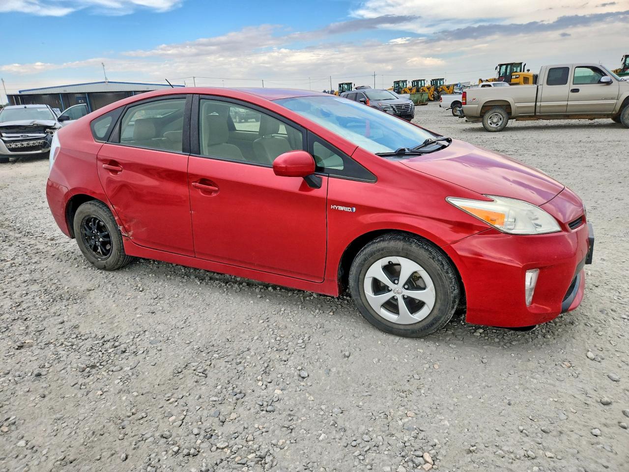 2014 Toyota Prius Two Red vin: JTDKN3DU2E1789066
