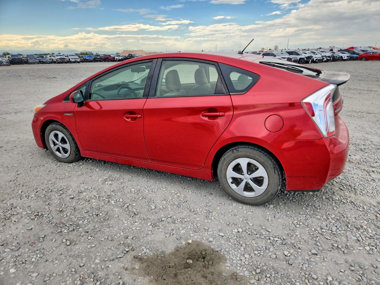 2014 Toyota Prius Two Red vin: JTDKN3DU2E1789066