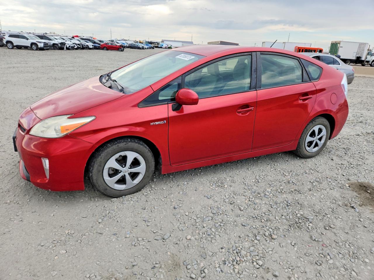 2014 Toyota Prius Two Red vin: JTDKN3DU2E1789066
