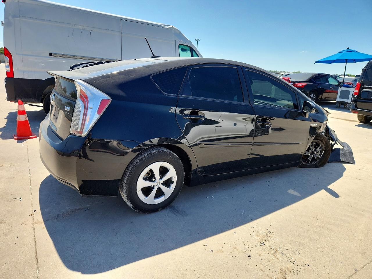 2014 Toyota Prius Four Black vin: JTDKN3DU2E1837438
