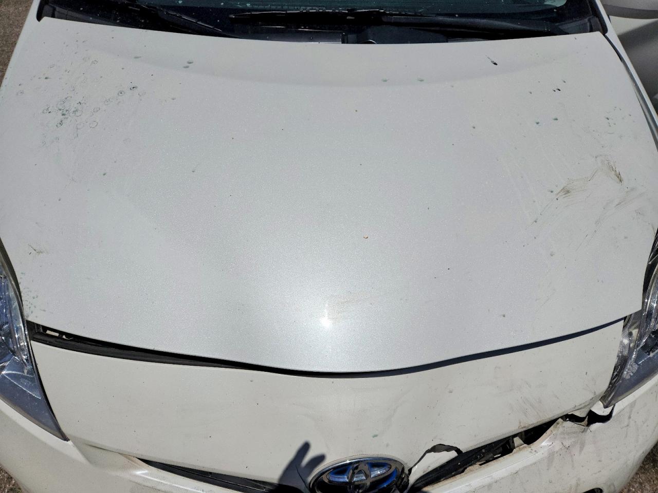 2015 Toyota Prius Four Белый vin: JTDKN3DU2F0432445