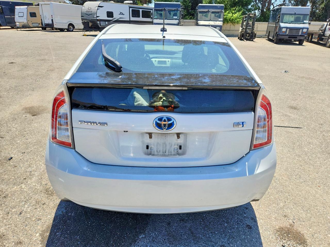 2015 Toyota Prius Four Белый vin: JTDKN3DU2F0432445