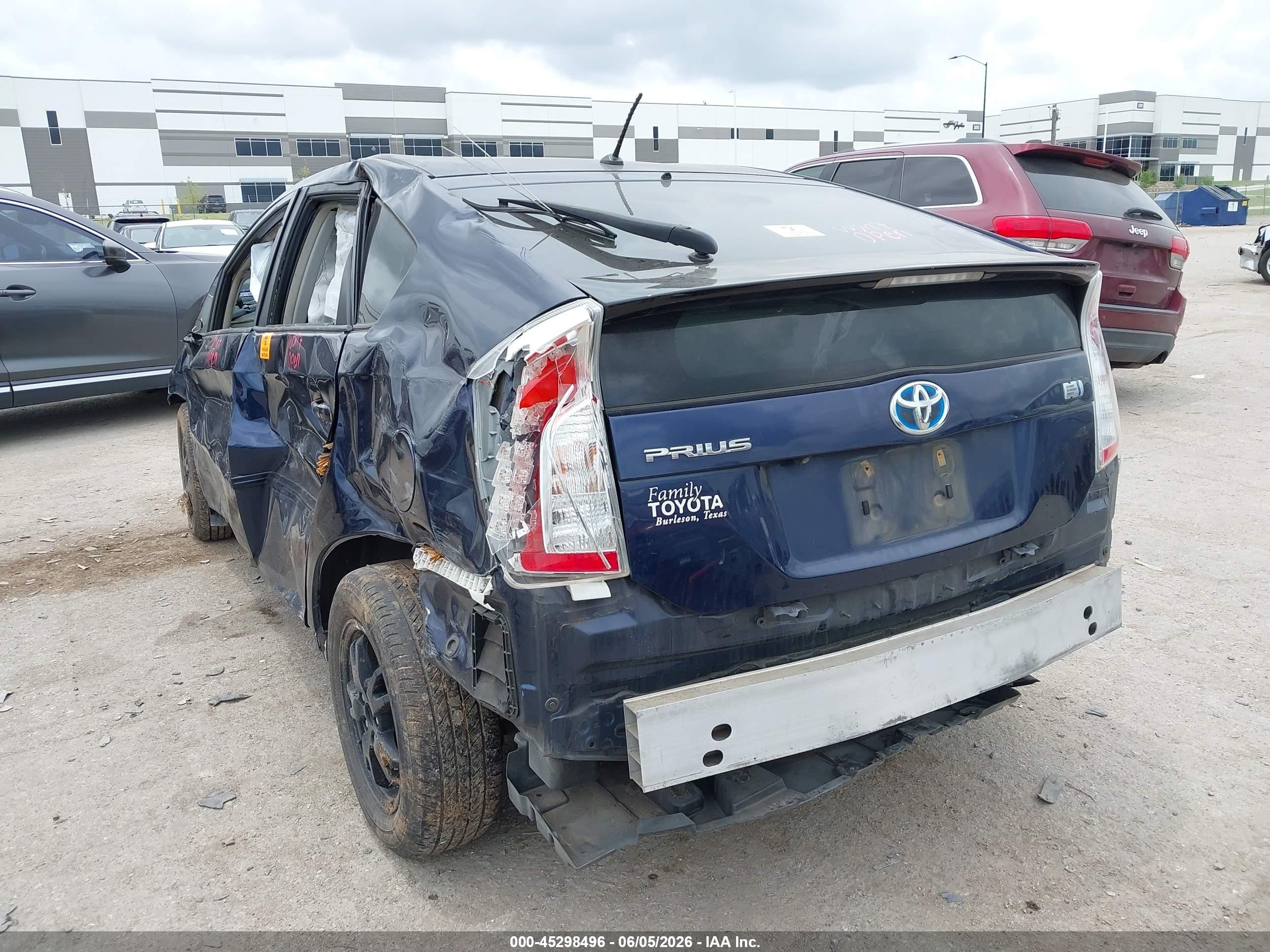2015 Toyota Prius Two Blue vin: JTDKN3DU2F0445034