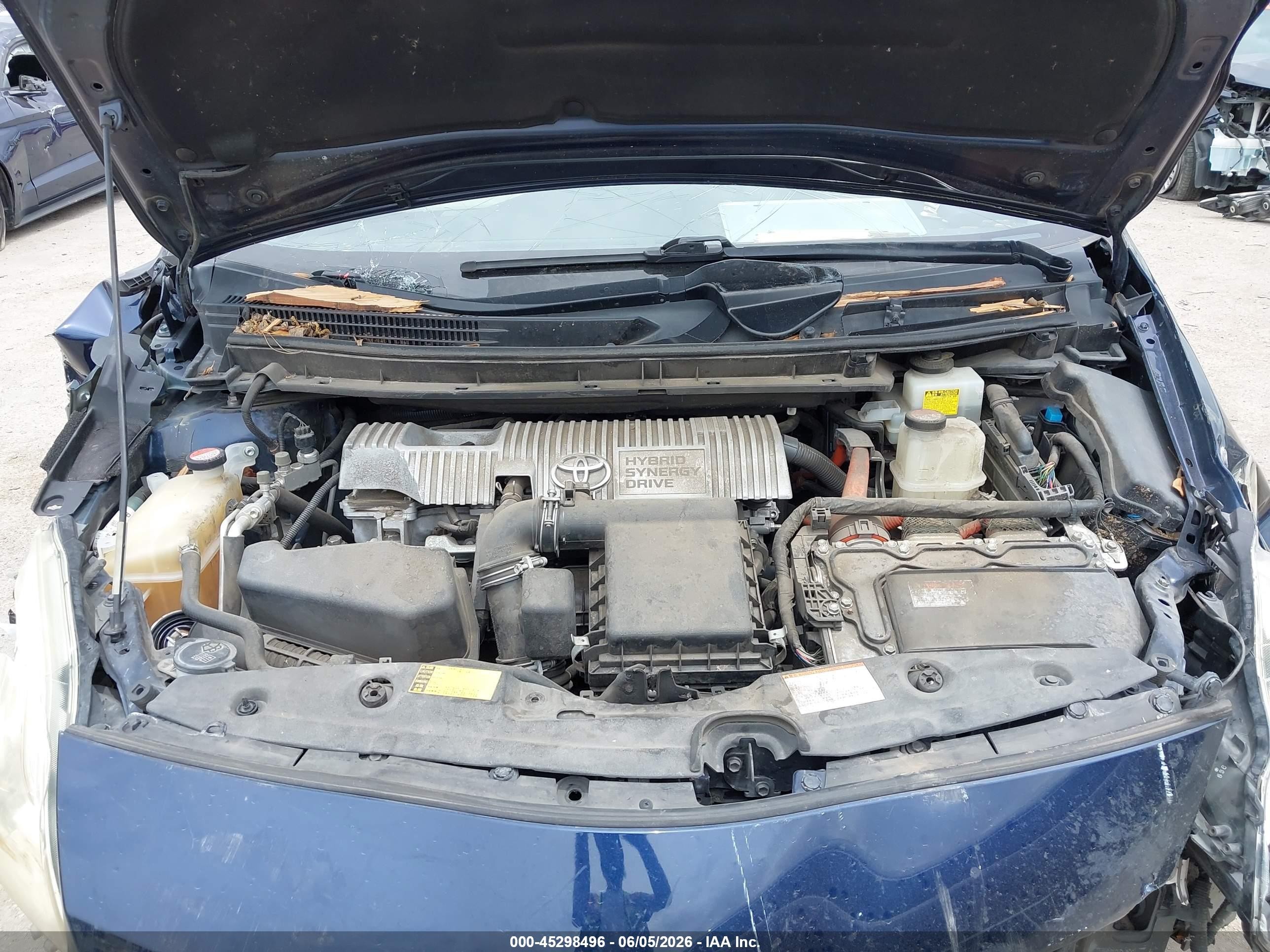 2015 Toyota Prius Two Blue vin: JTDKN3DU2F0445034