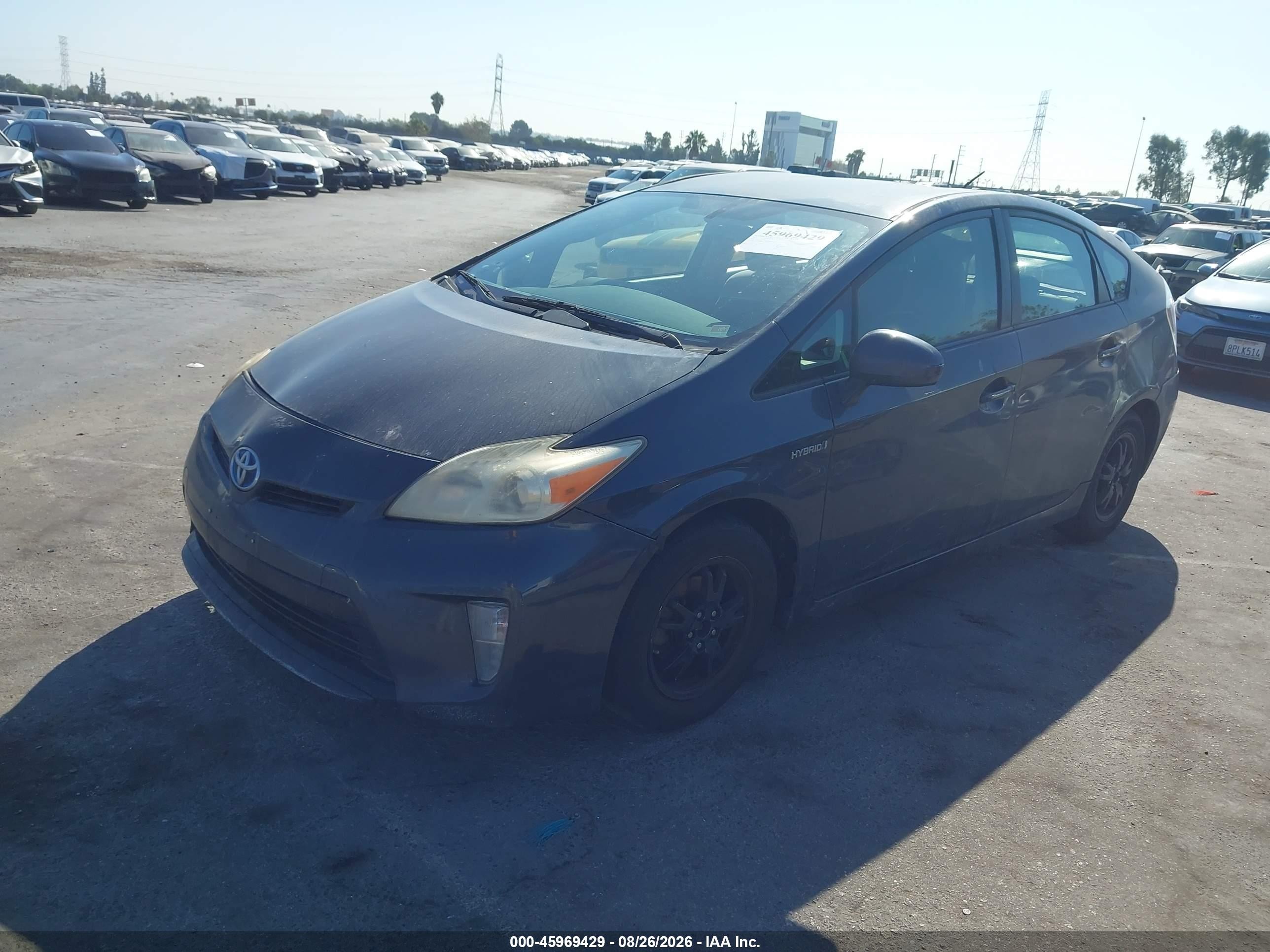 2015 Toyota Prius Two Gray vin: JTDKN3DU2F0445552