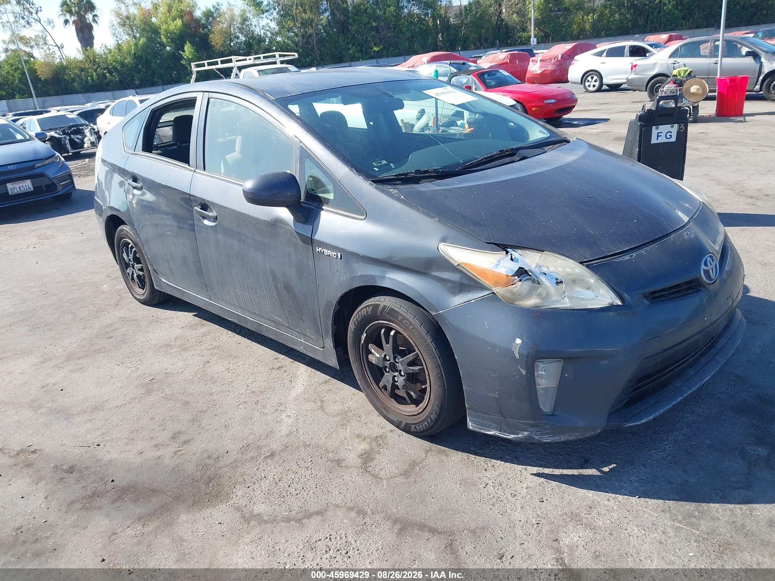 2015 Toyota Prius Two Gray vin: JTDKN3DU2F0445552