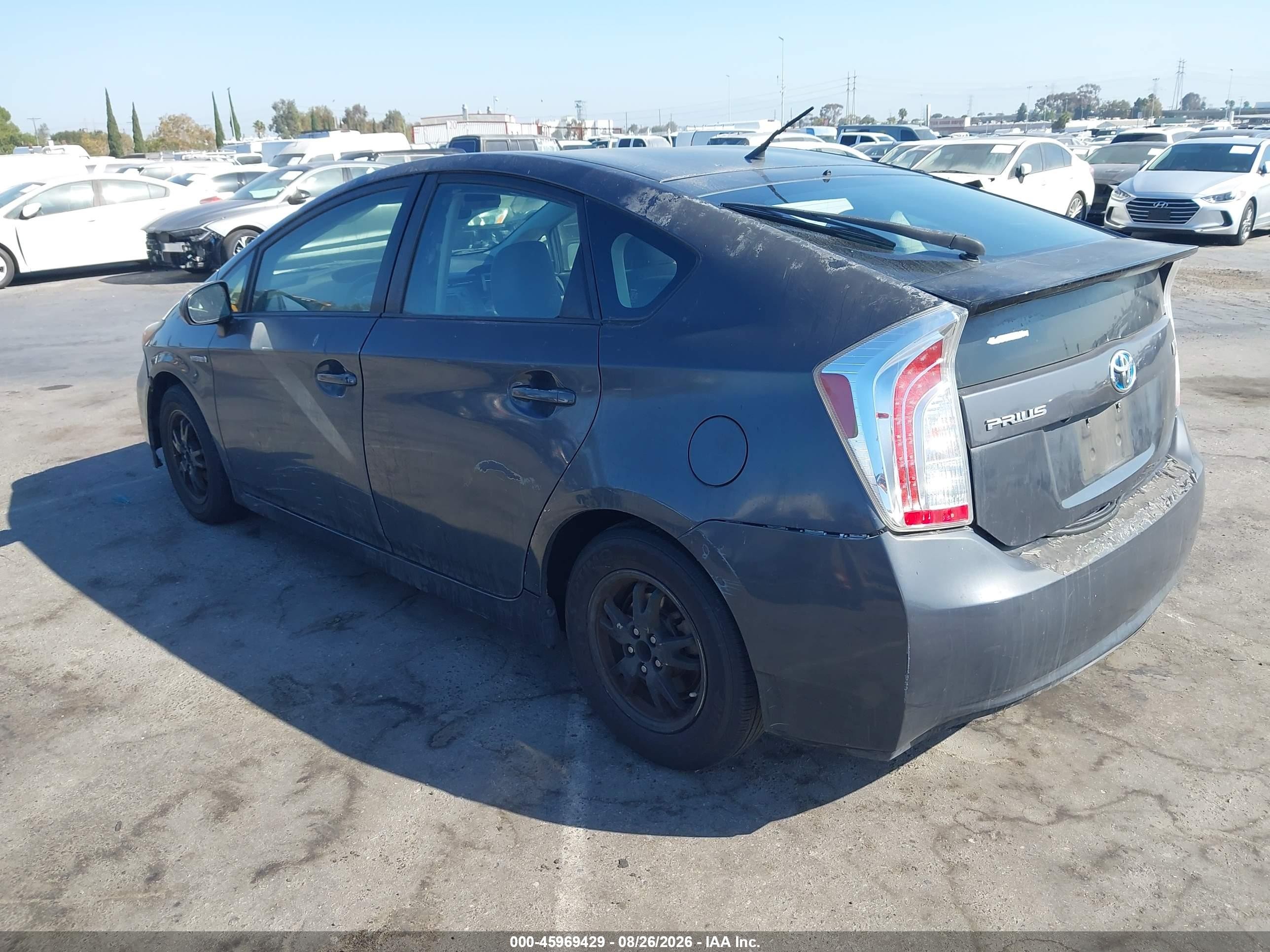 2015 Toyota Prius Two Gray vin: JTDKN3DU2F0445552