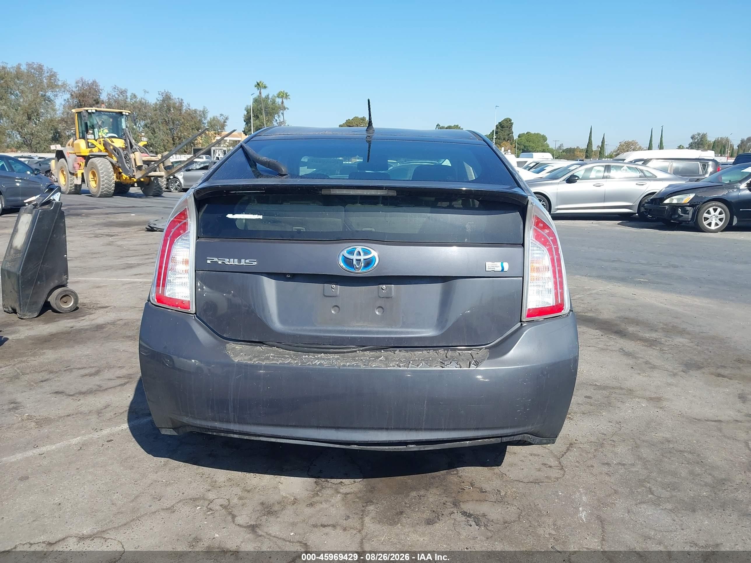 2015 Toyota Prius Two Gray vin: JTDKN3DU2F0445552