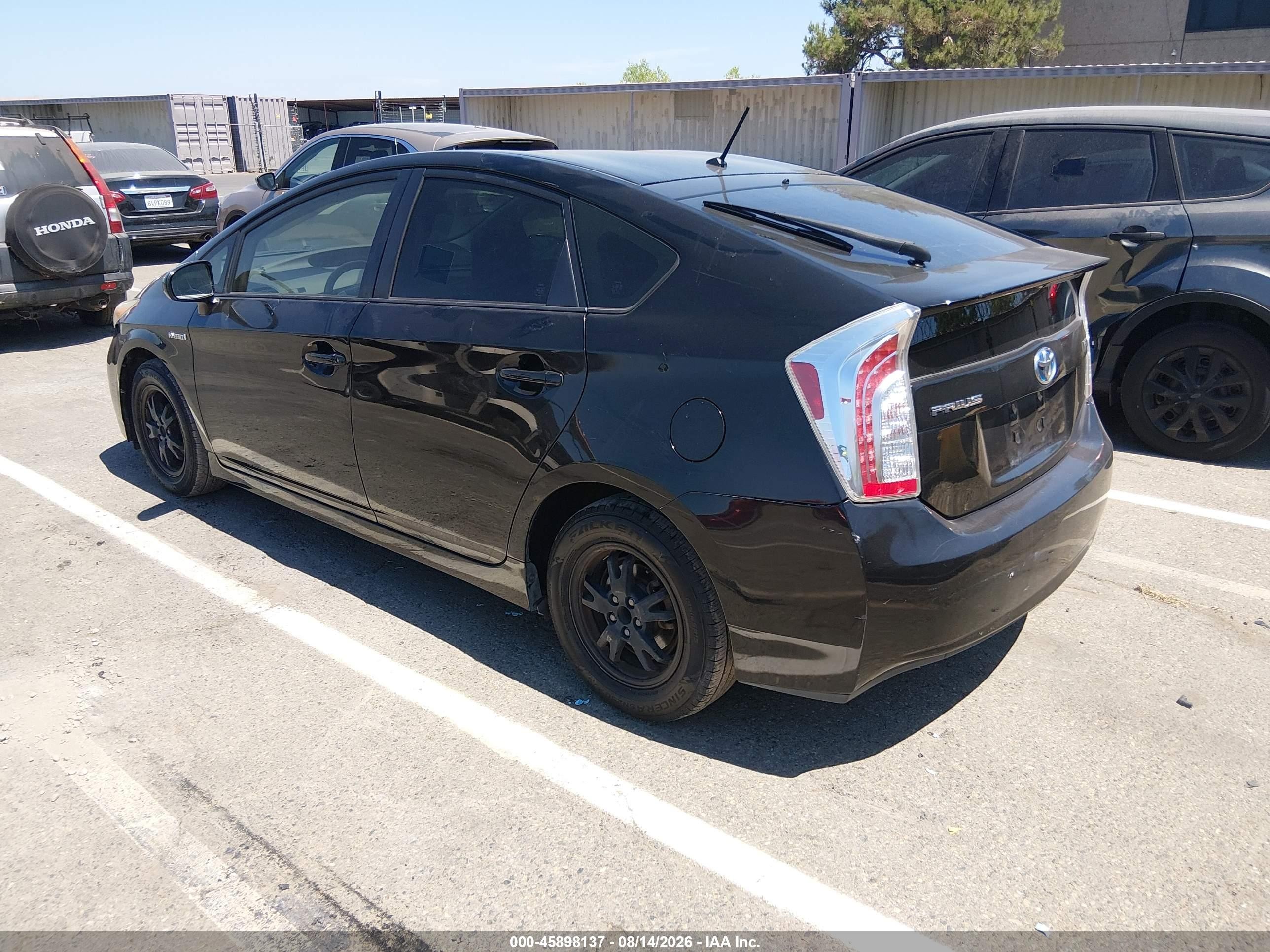 2015 Toyota Prius Two Black vin: JTDKN3DU2F0454414