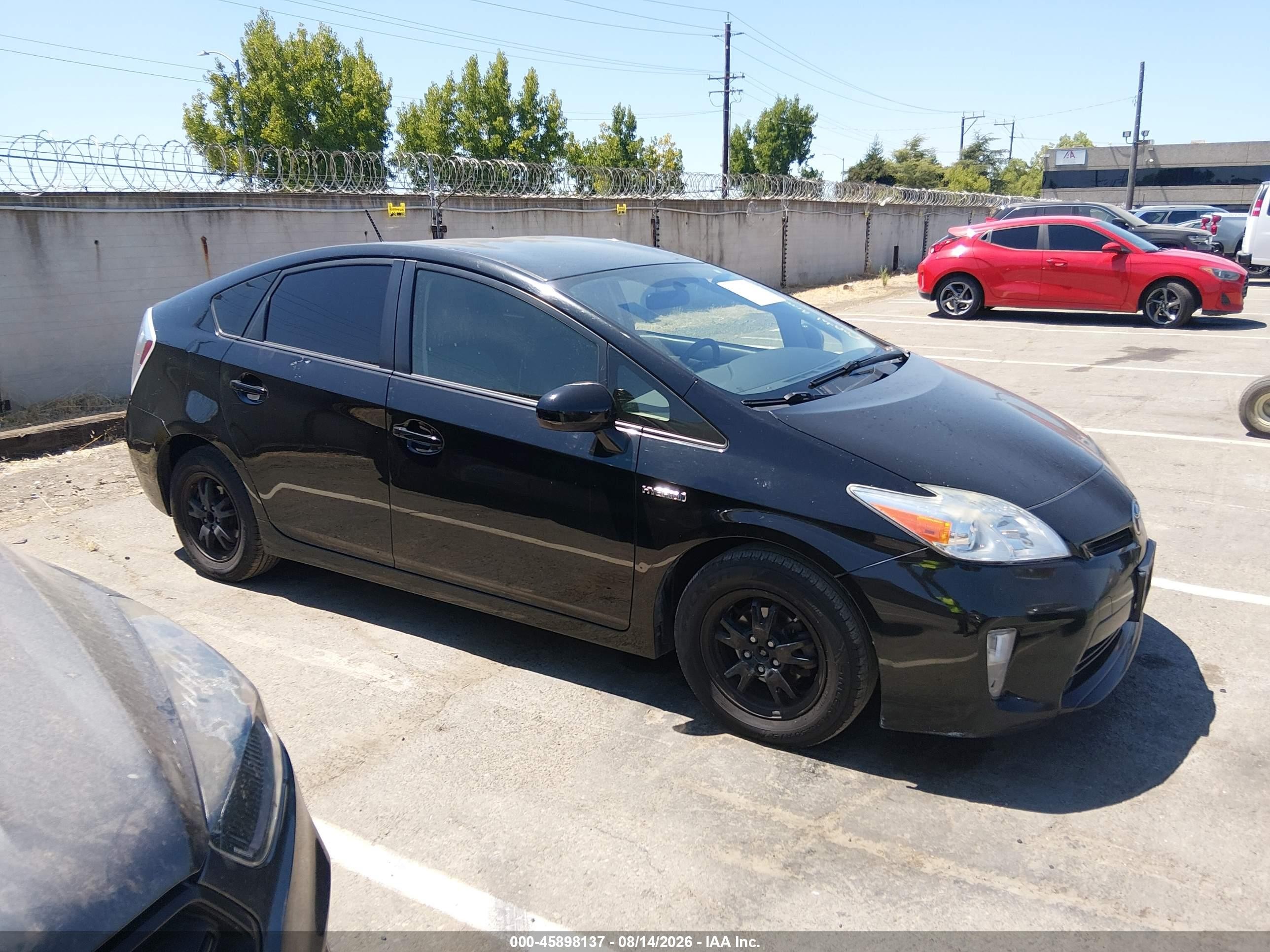 2015 Toyota Prius Two Black vin: JTDKN3DU2F0454414