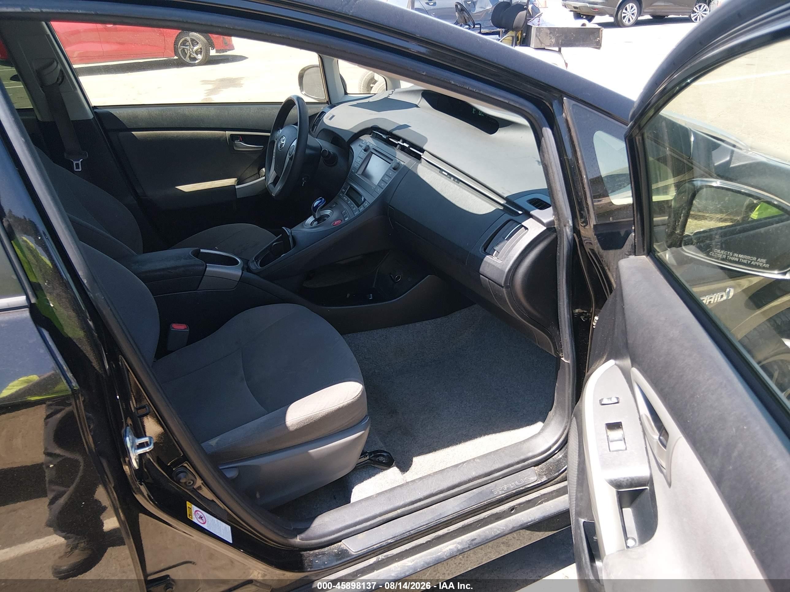 2015 Toyota Prius Two Black vin: JTDKN3DU2F0454414