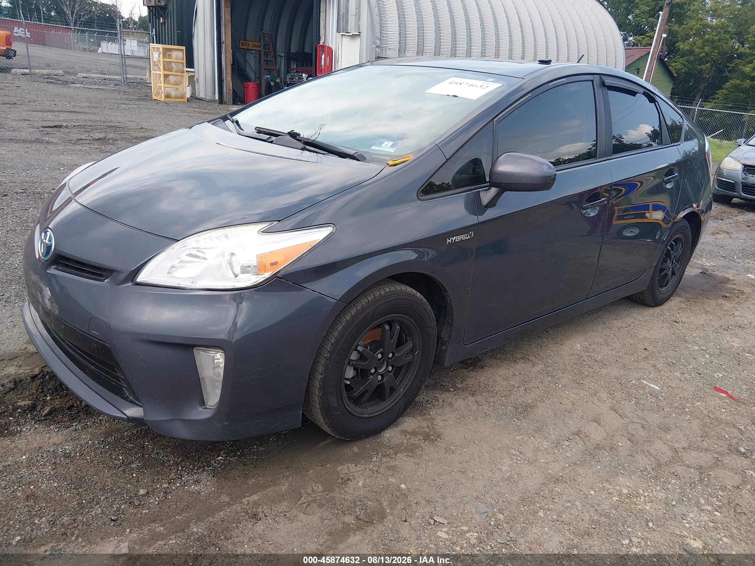 2015 Toyota Prius Two Gray vin: JTDKN3DU2F0454574
