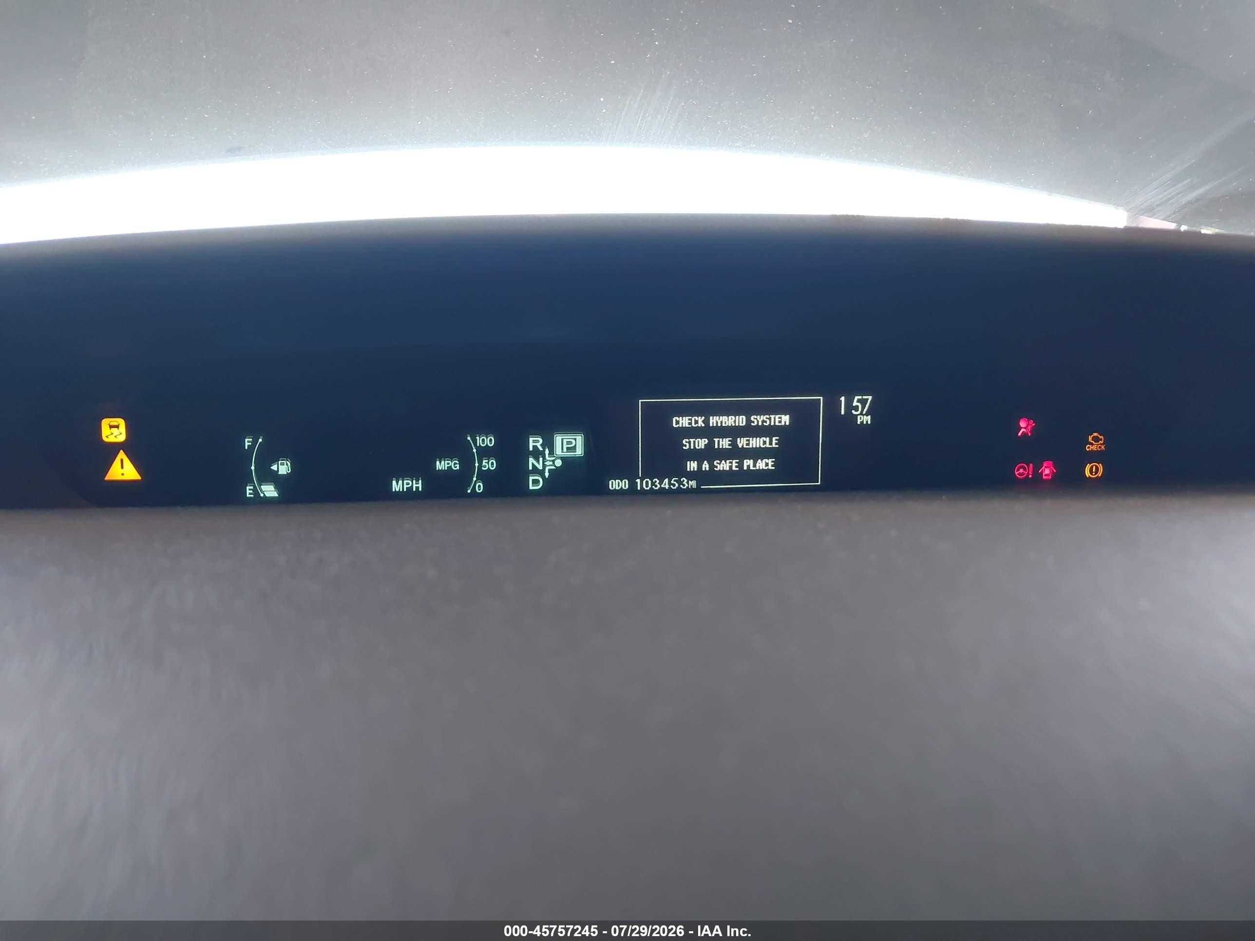 2015 Toyota Prius Two Black vin: JTDKN3DU2F0455305