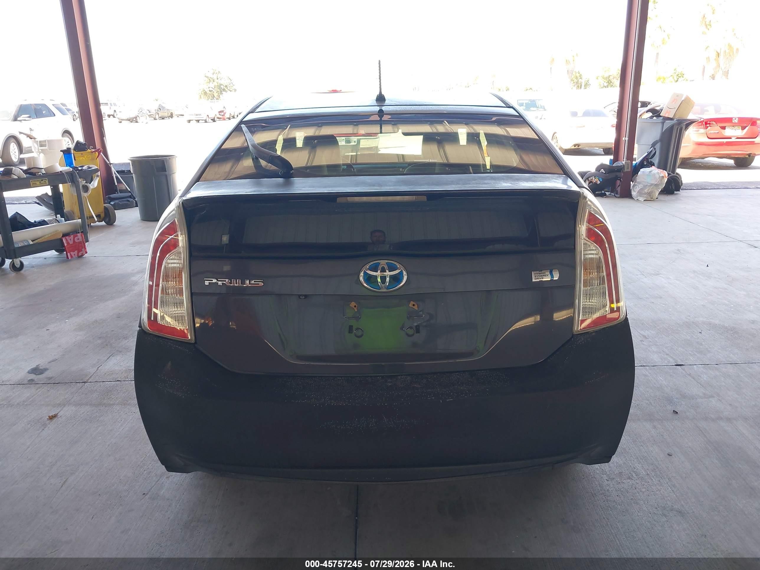 2015 Toyota Prius Two Black vin: JTDKN3DU2F0455305