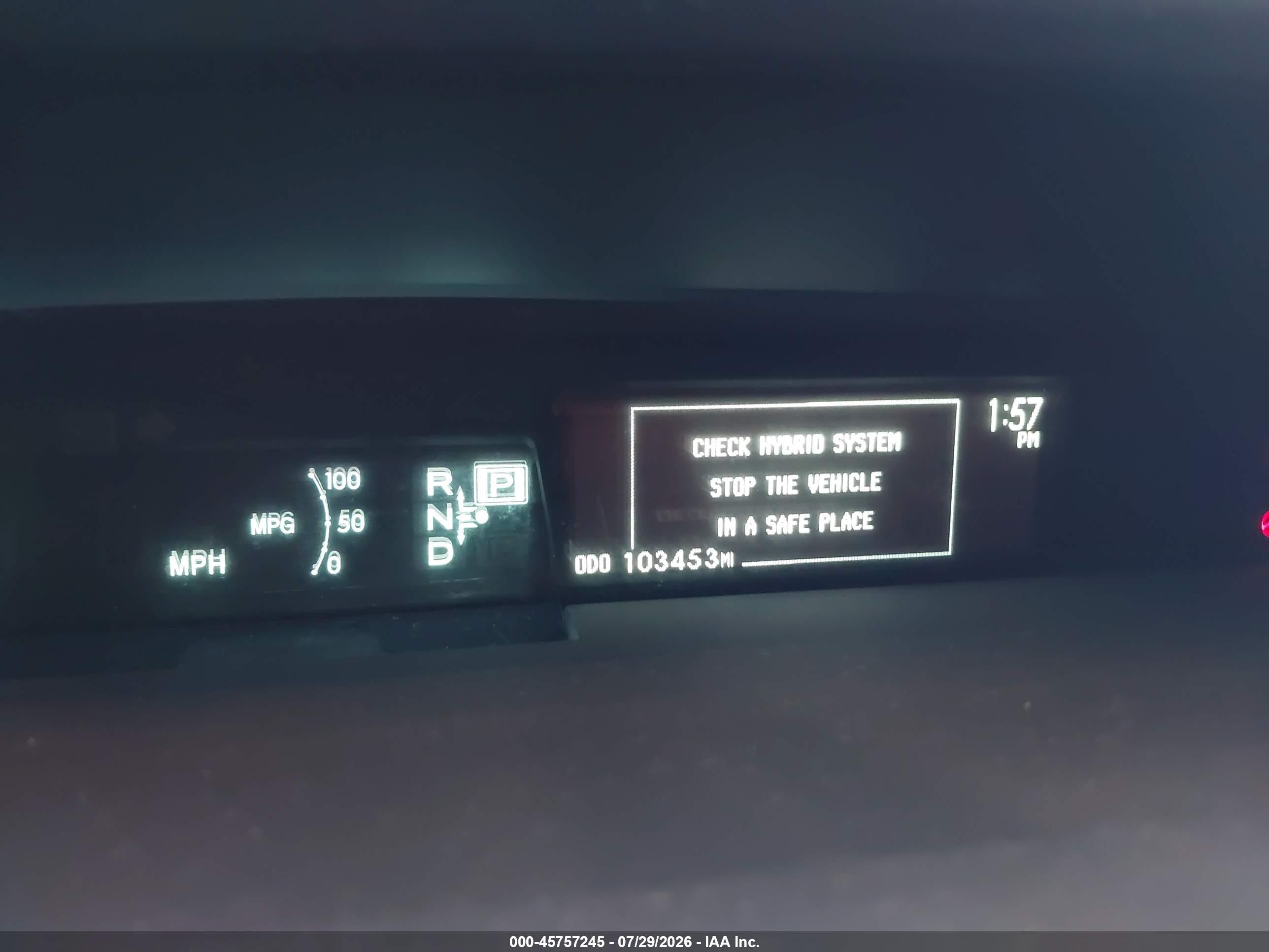 2015 Toyota Prius Two Black vin: JTDKN3DU2F0455305