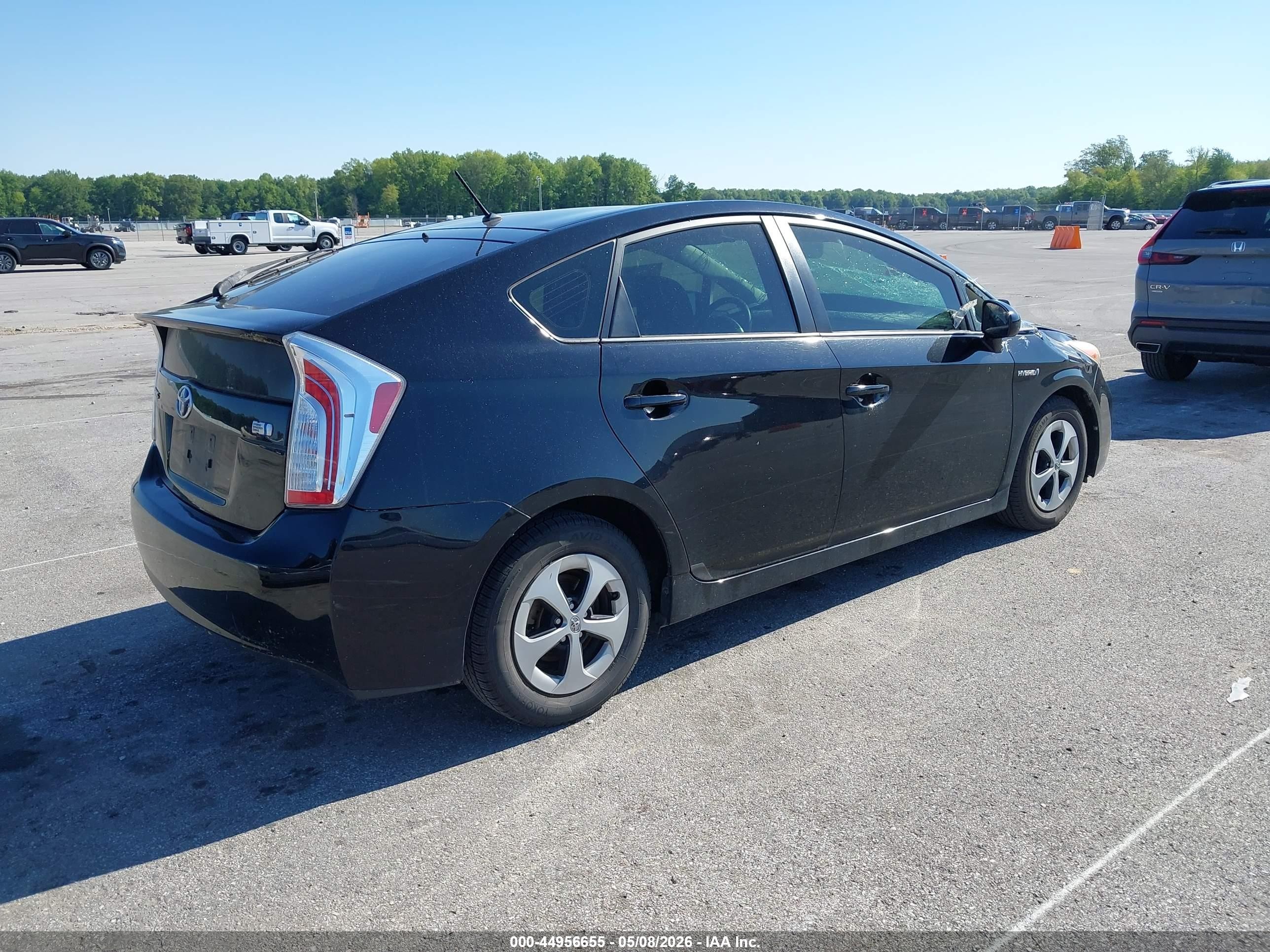 2015 Toyota Prius Two Black vin: JTDKN3DU2F0464666