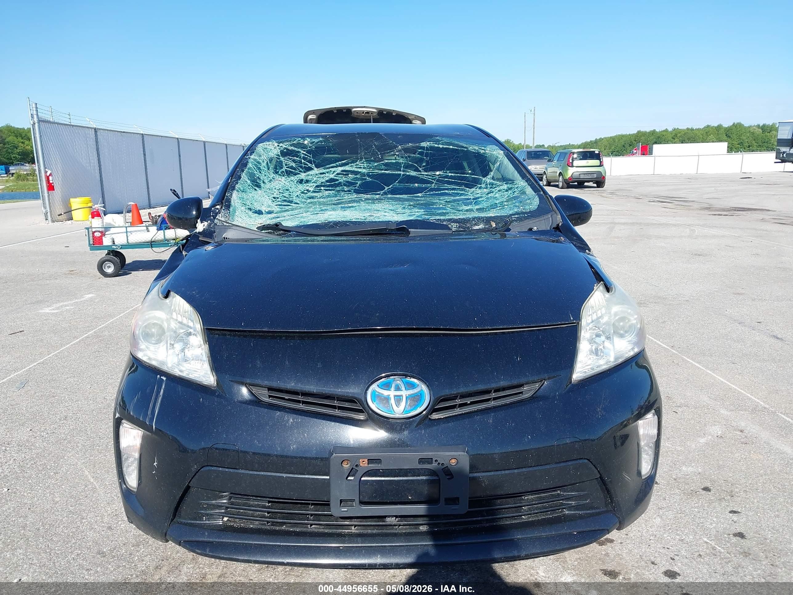 2015 Toyota Prius Two Black vin: JTDKN3DU2F0464666