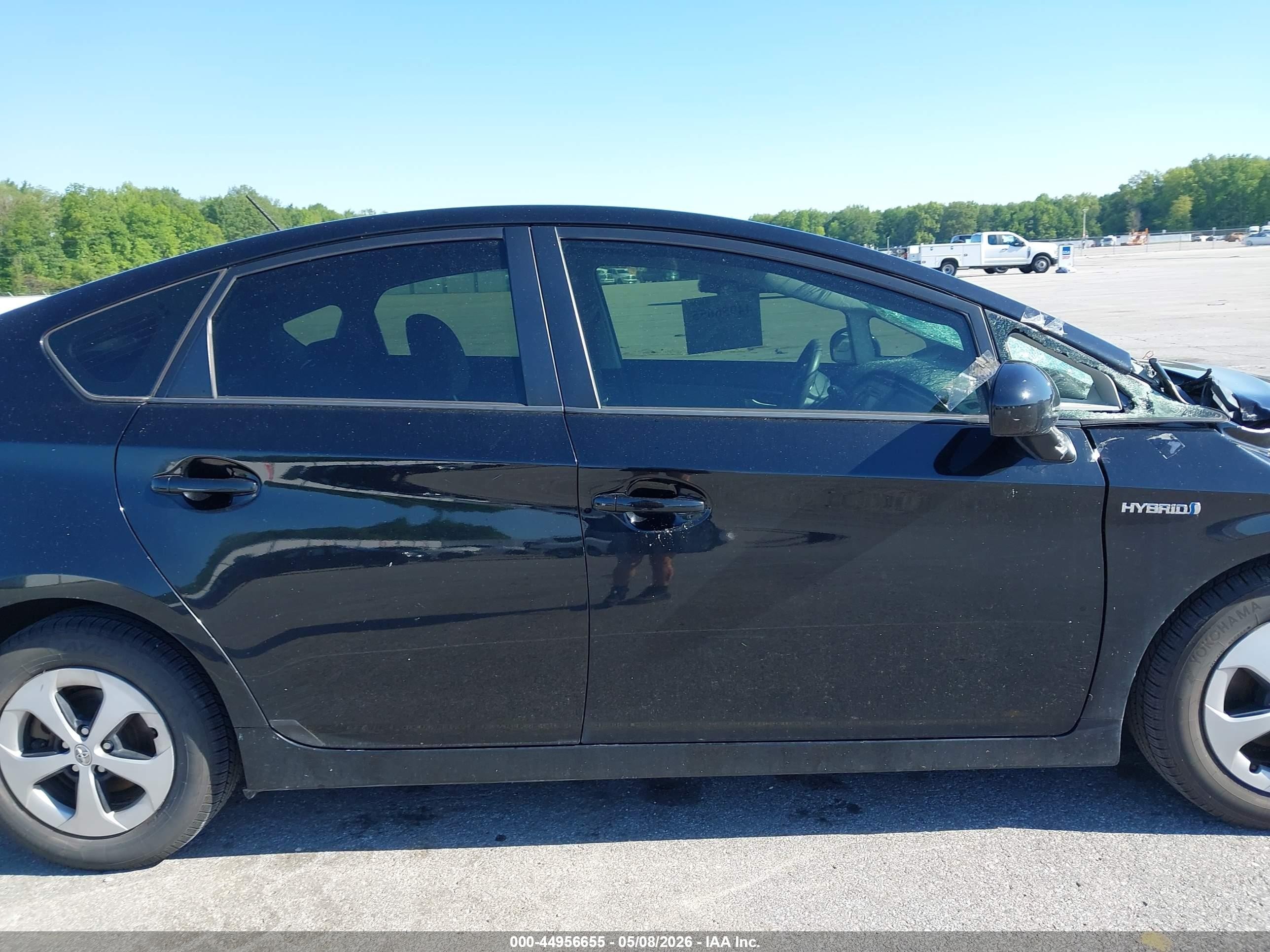 2015 Toyota Prius Two Black vin: JTDKN3DU2F0464666