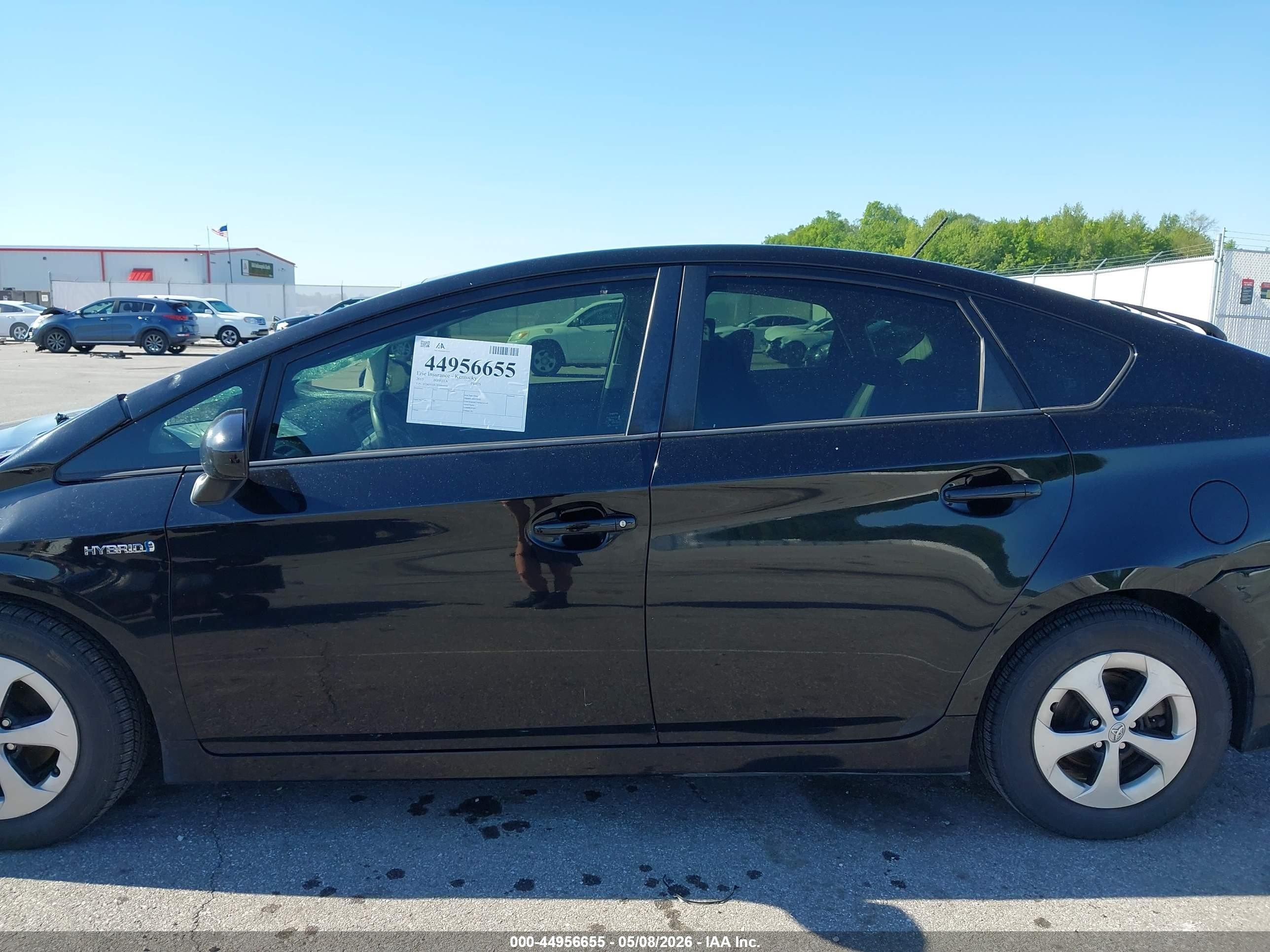 2015 Toyota Prius Two Black vin: JTDKN3DU2F0464666