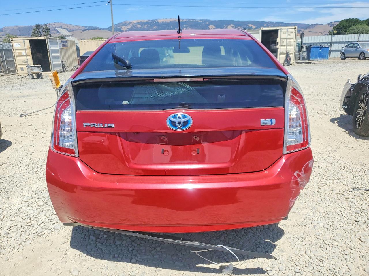 2015 Toyota Prius Two Red vin: JTDKN3DU2F0464845