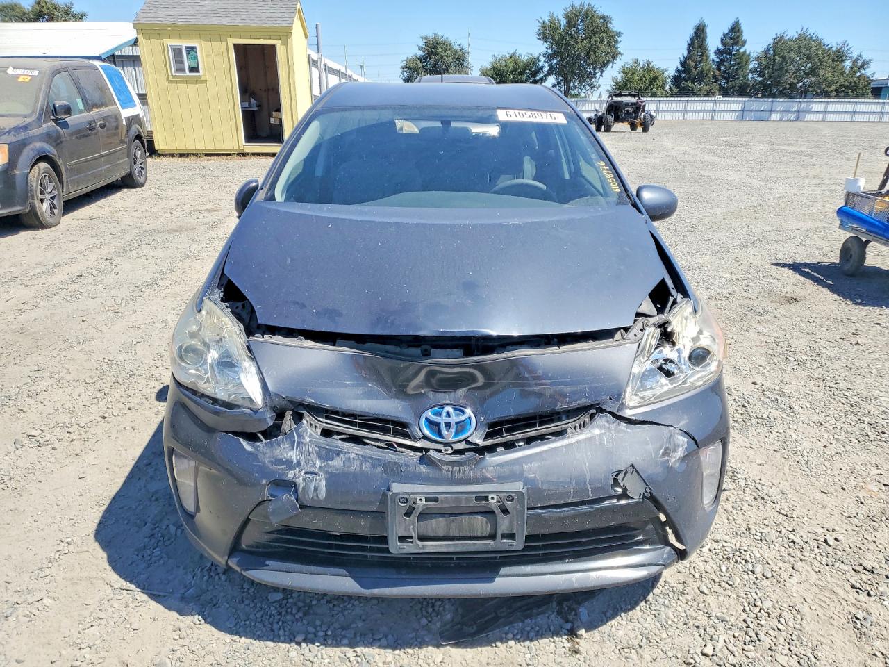 2015 Toyota Prius Two Серый vin: JTDKN3DU2F0470161