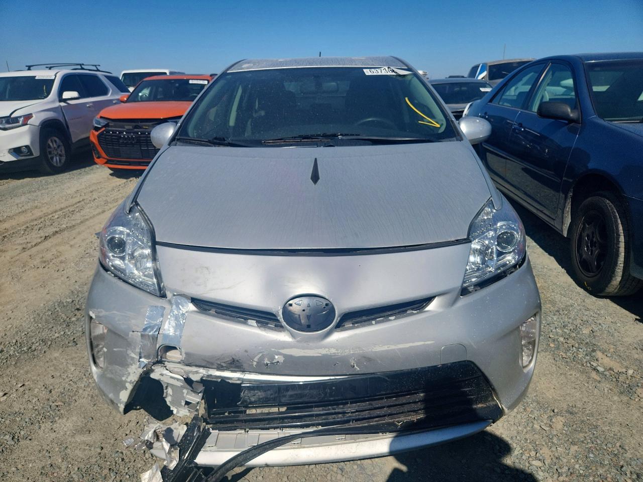 2015 Toyota Prius Three Silver vin: JTDKN3DU2F0476364