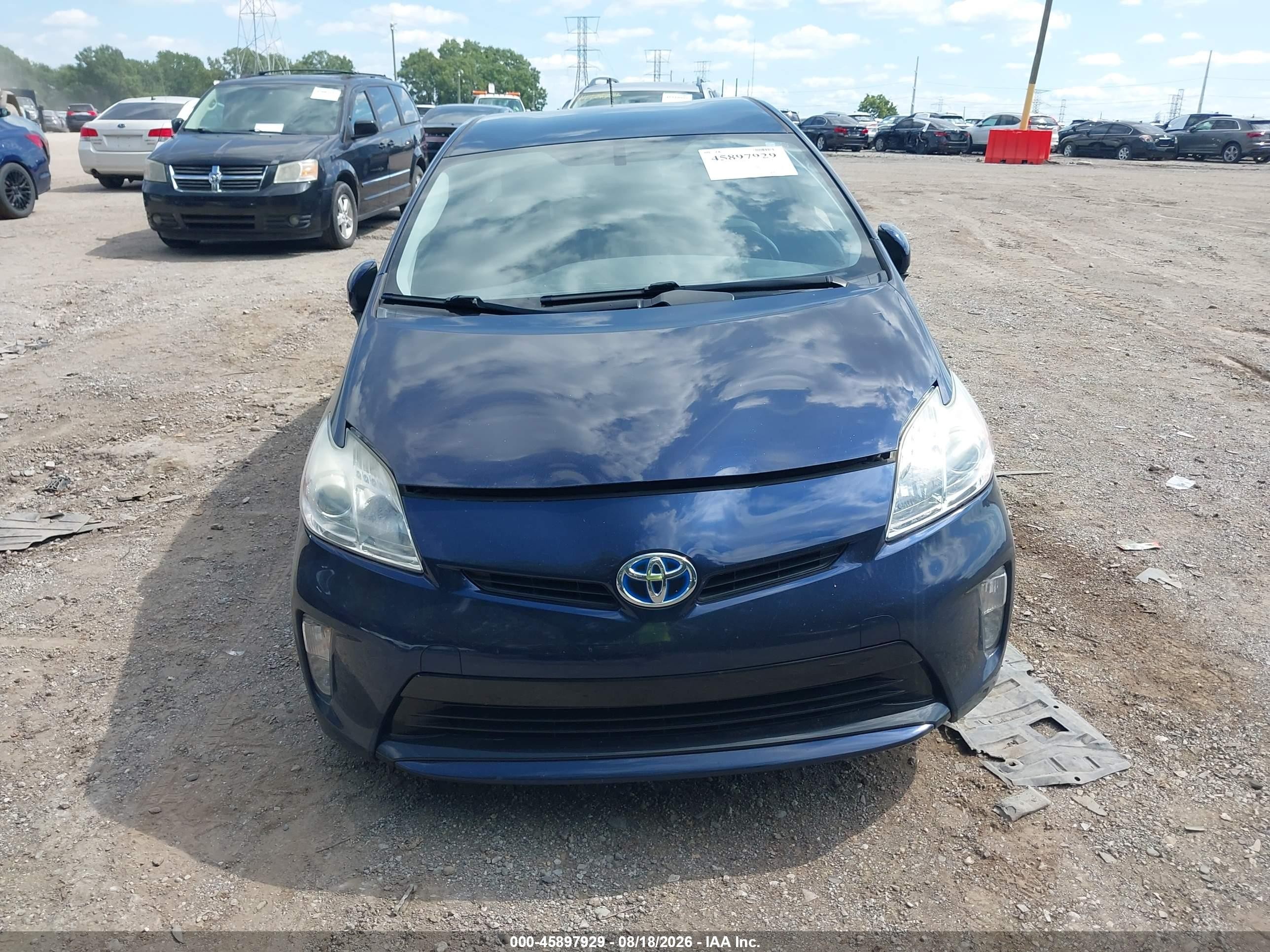 2015 Toyota Prius Four Blue vin: JTDKN3DU2F0477899