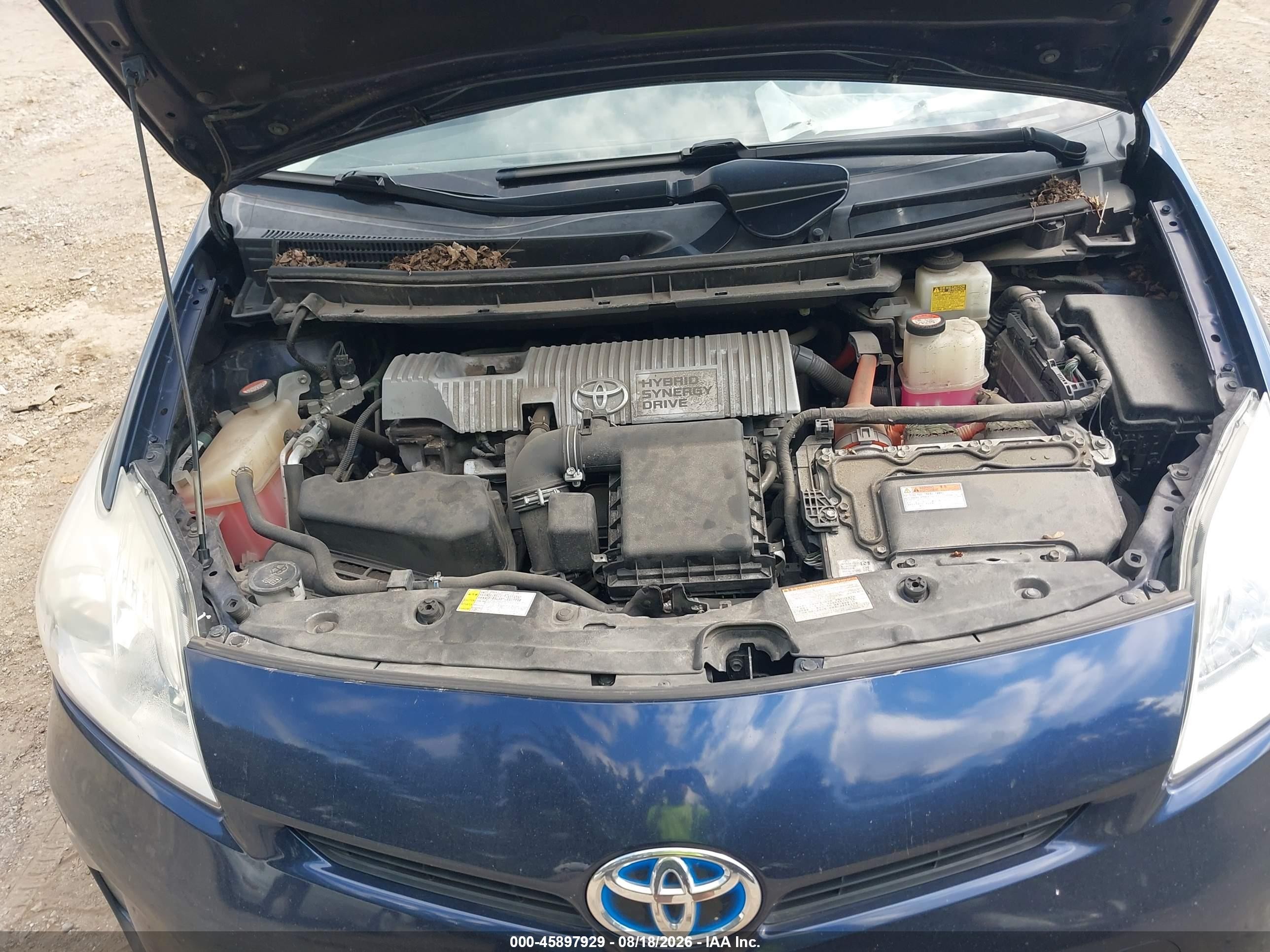 2015 Toyota Prius Four Blue vin: JTDKN3DU2F0477899