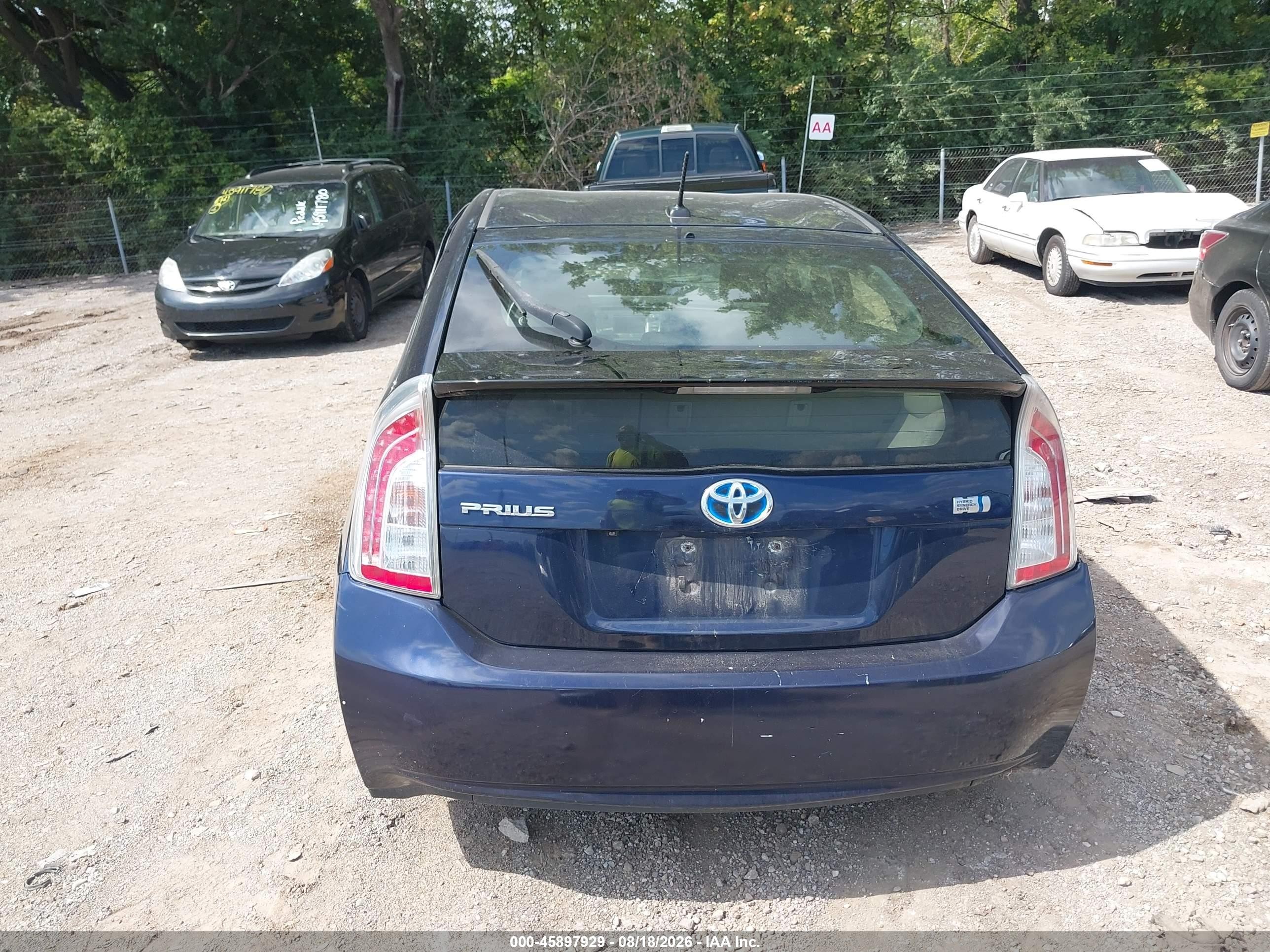 2015 Toyota Prius Four Blue vin: JTDKN3DU2F0477899
