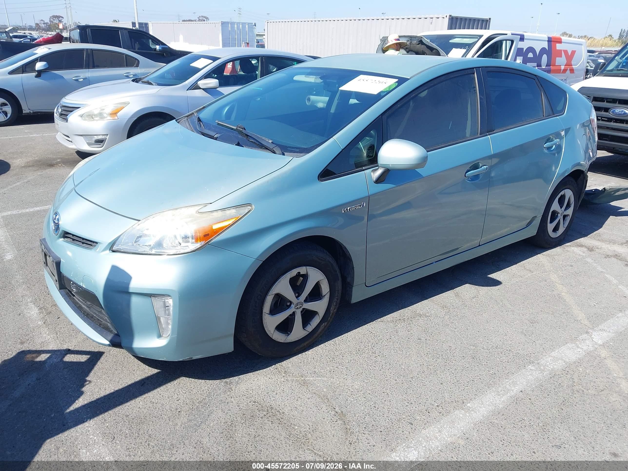 2015 Toyota Prius Two Green vin: JTDKN3DU2F1881599
