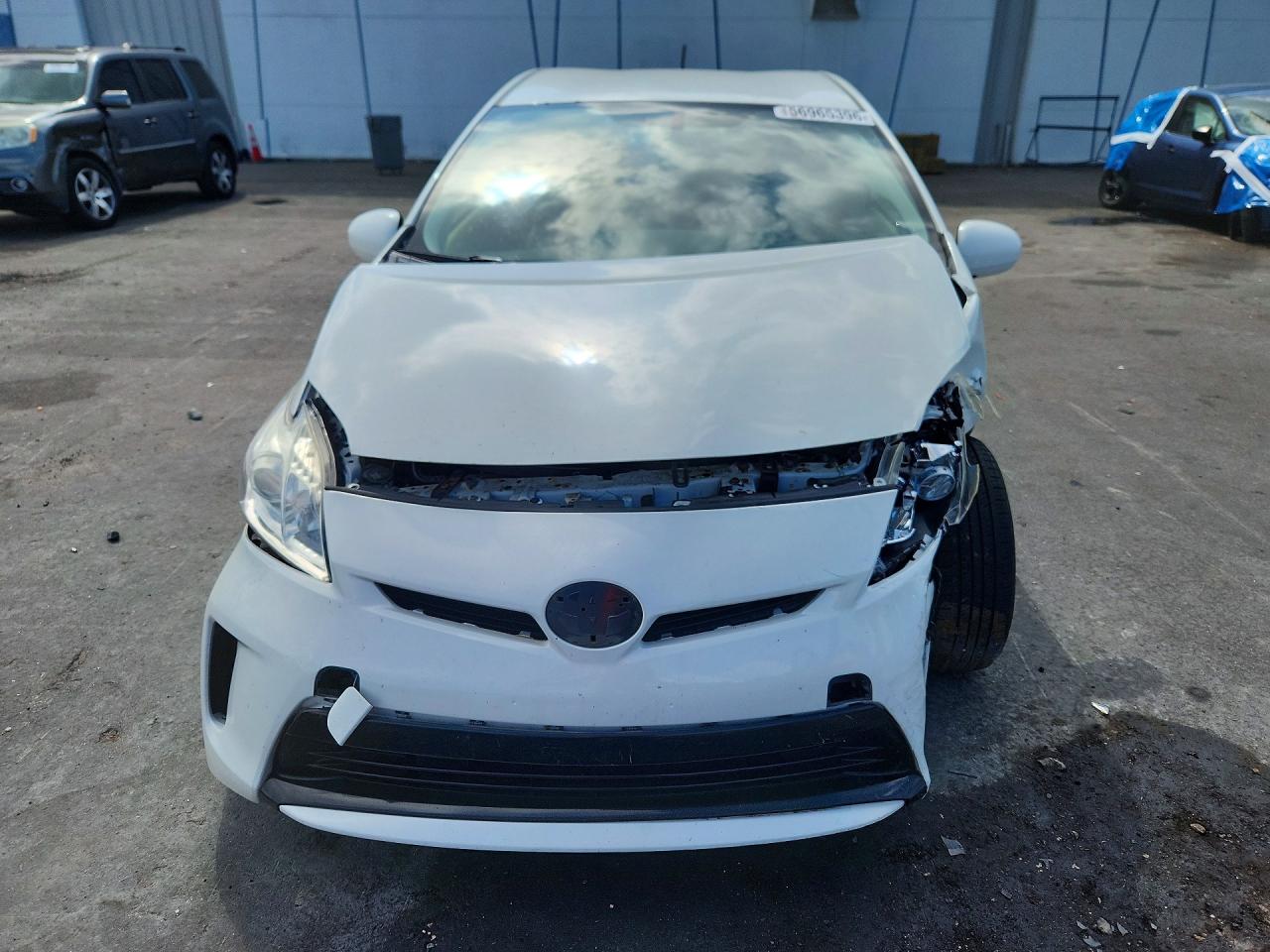 2015 Toyota Prius Four White vin: JTDKN3DU2F1894868