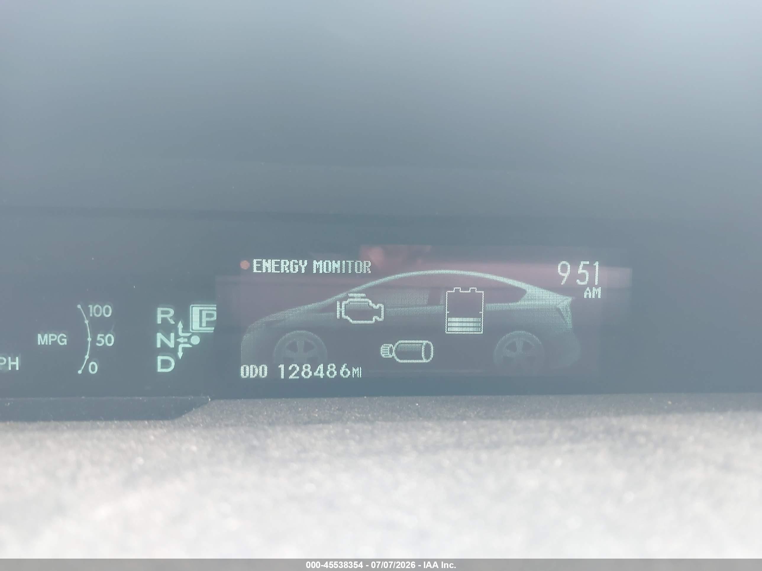 2015 Toyota Prius Two Синий vin: JTDKN3DU2F1898970