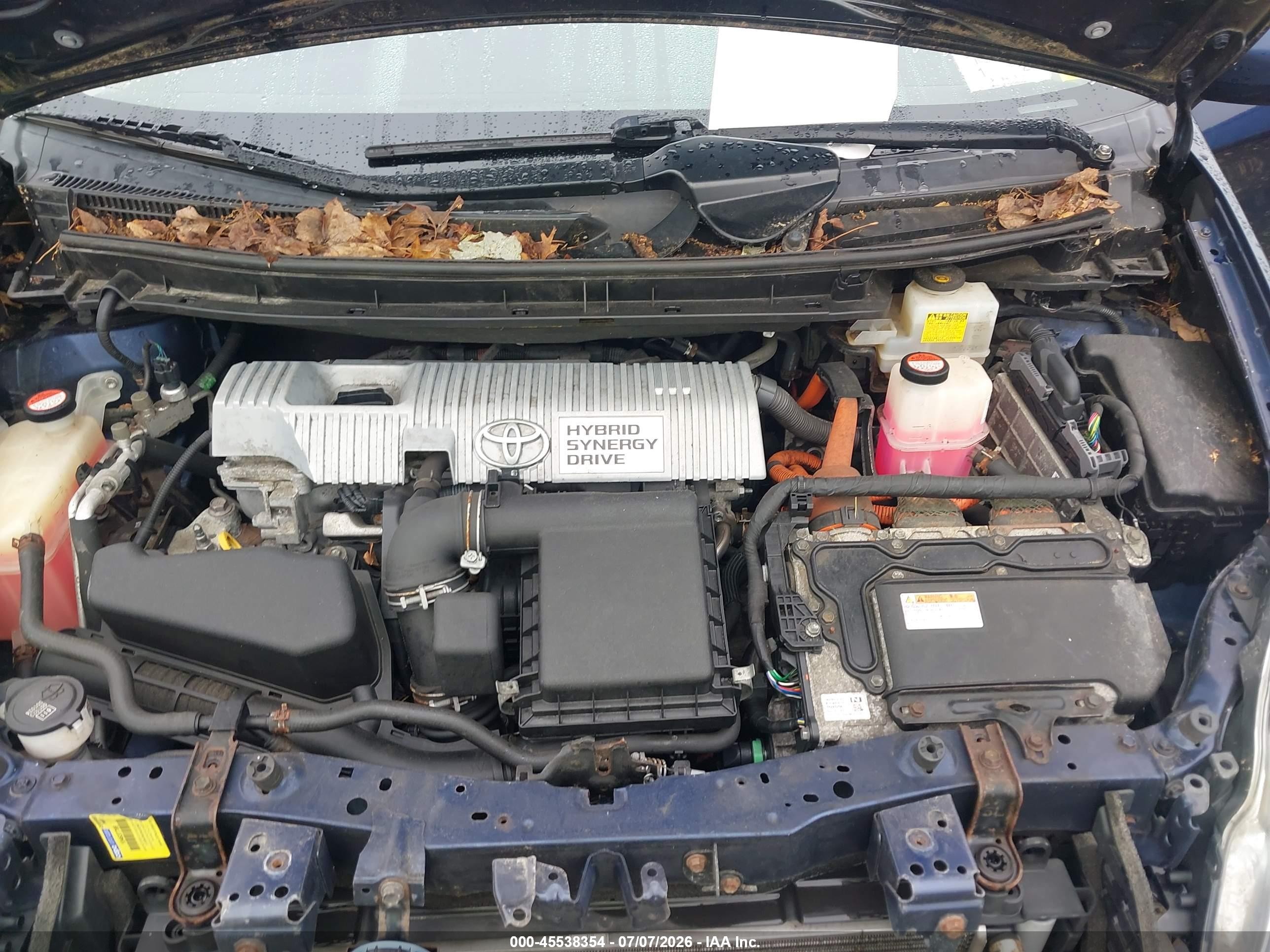 2015 Toyota Prius Two Синий vin: JTDKN3DU2F1898970