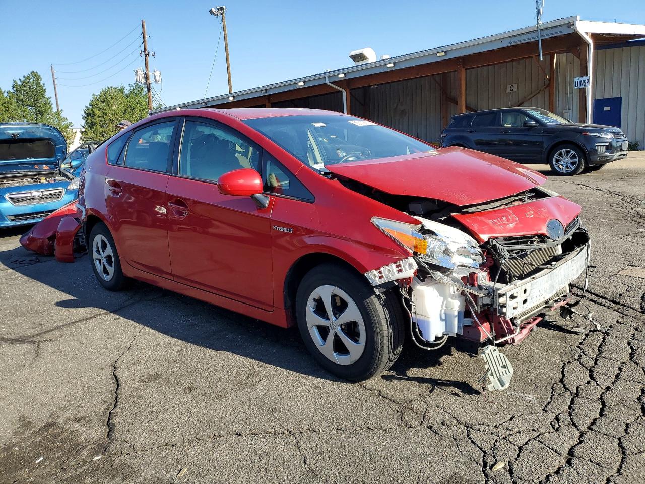 2015 Toyota Prius Two Red vin: JTDKN3DU2F1918182