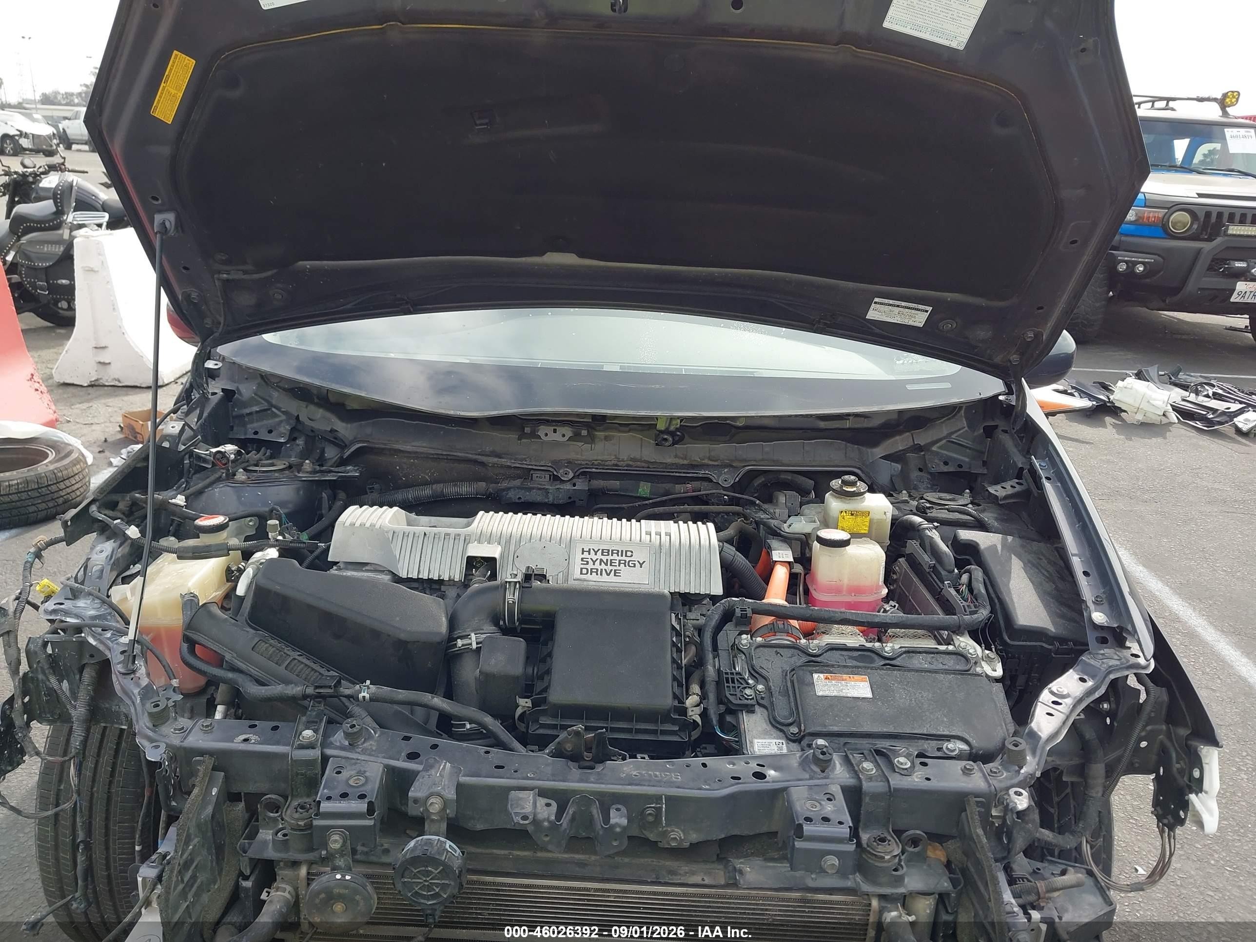 2015 Toyota Prius Three Gray vin: JTDKN3DU2F1935693