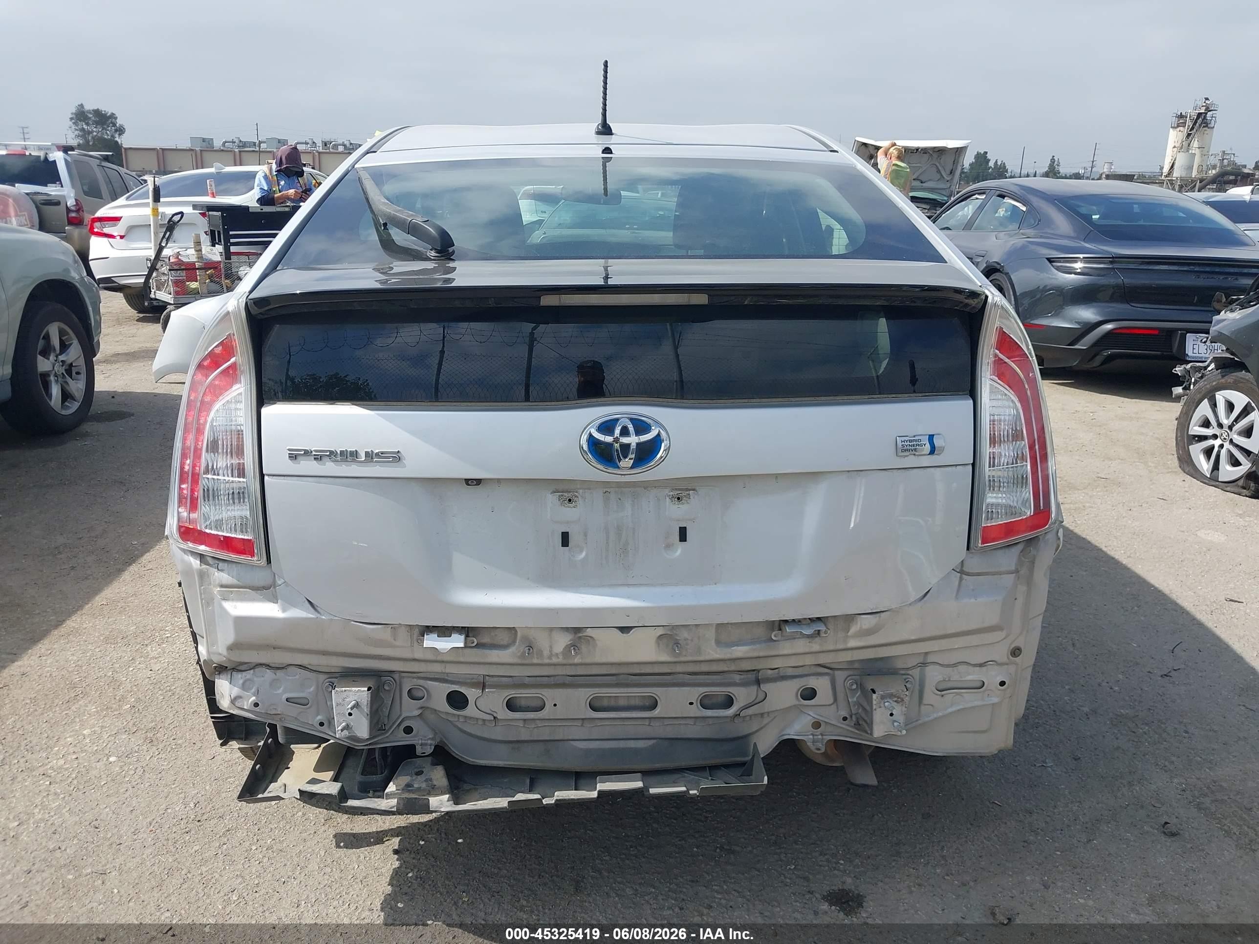 2015 Toyota Prius Two Silver vin: JTDKN3DU2F1958729