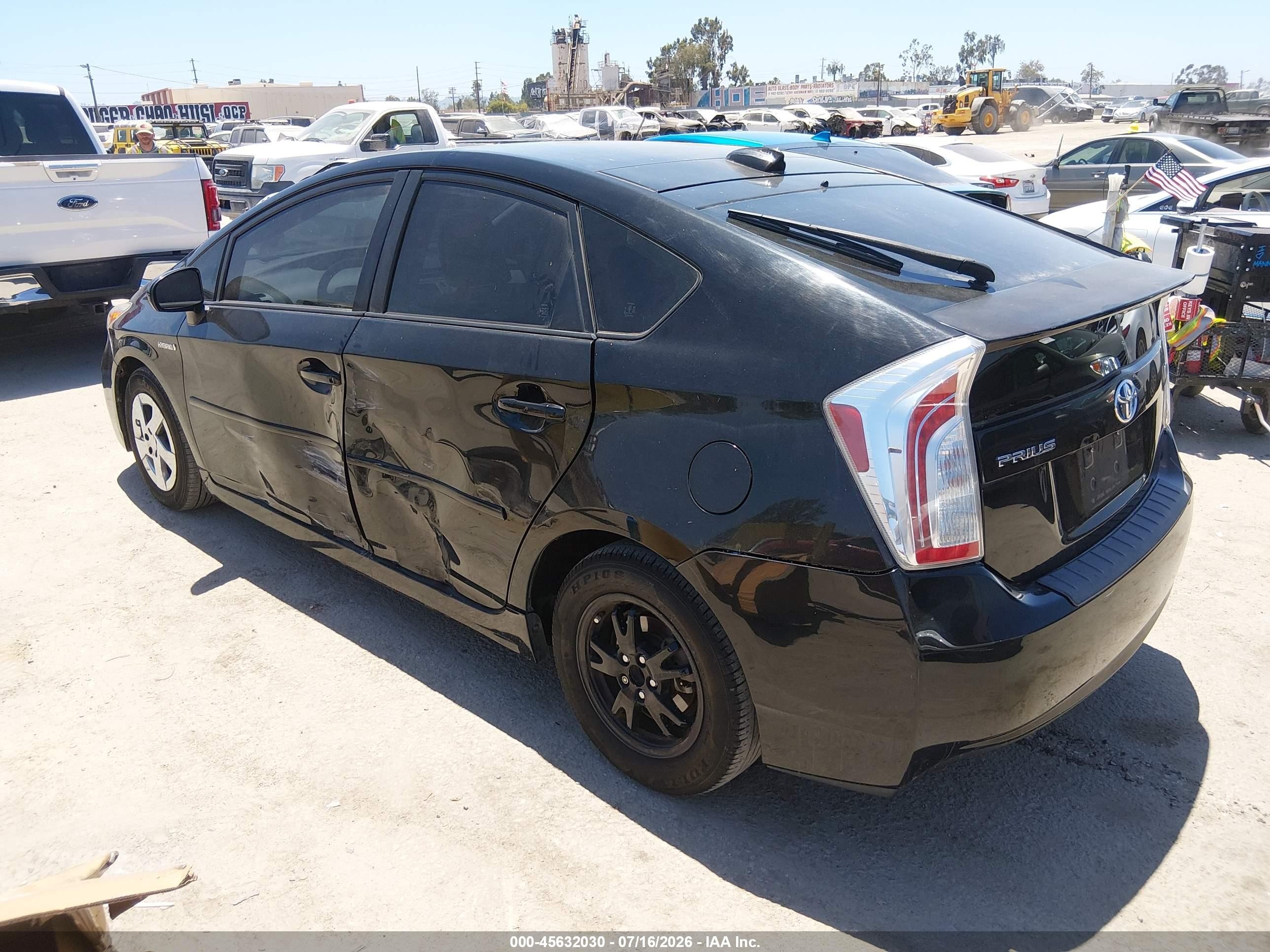 2015 Toyota Prius Four Black vin: JTDKN3DU2F1960397