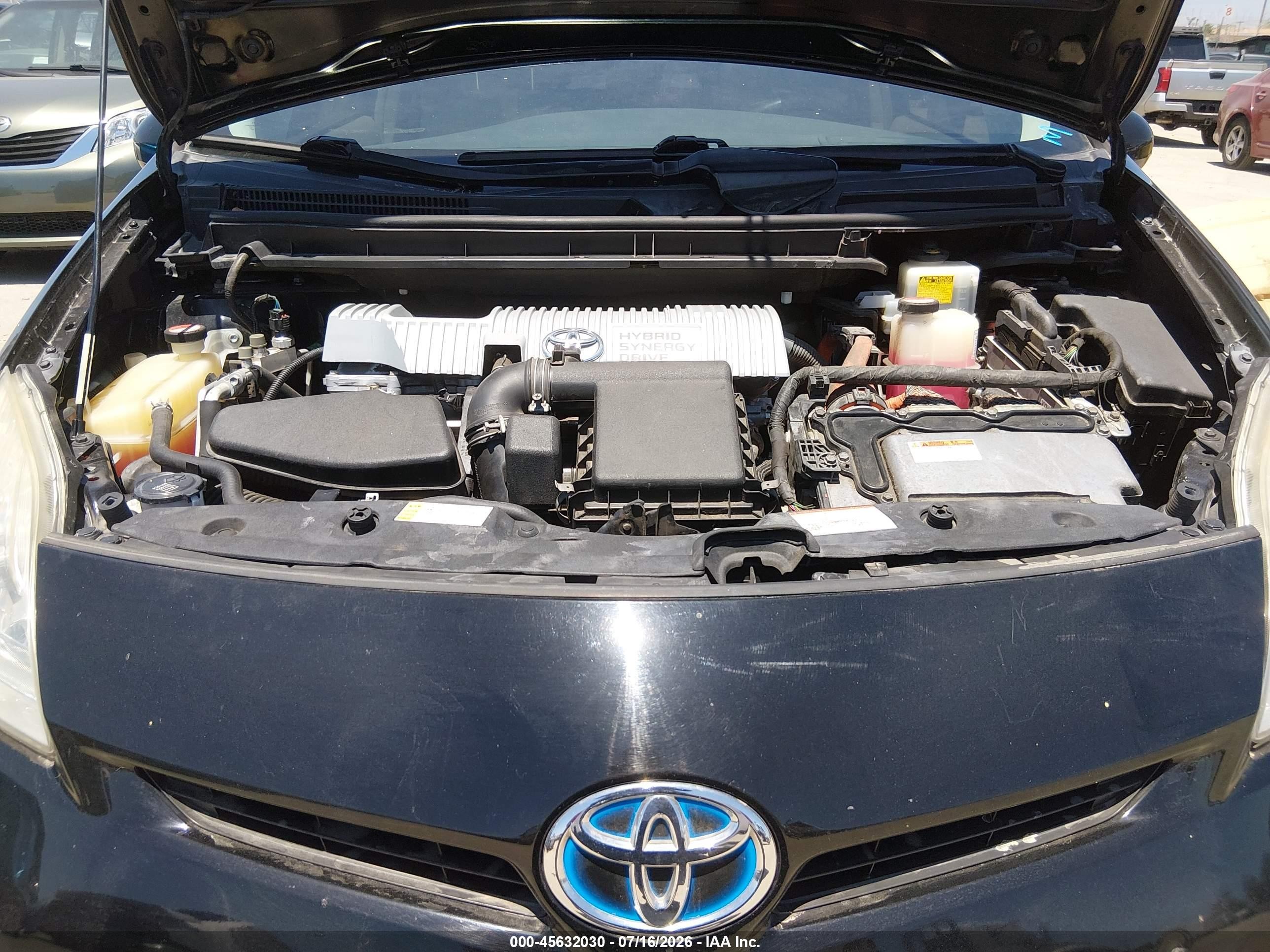 2015 Toyota Prius Four Black vin: JTDKN3DU2F1960397