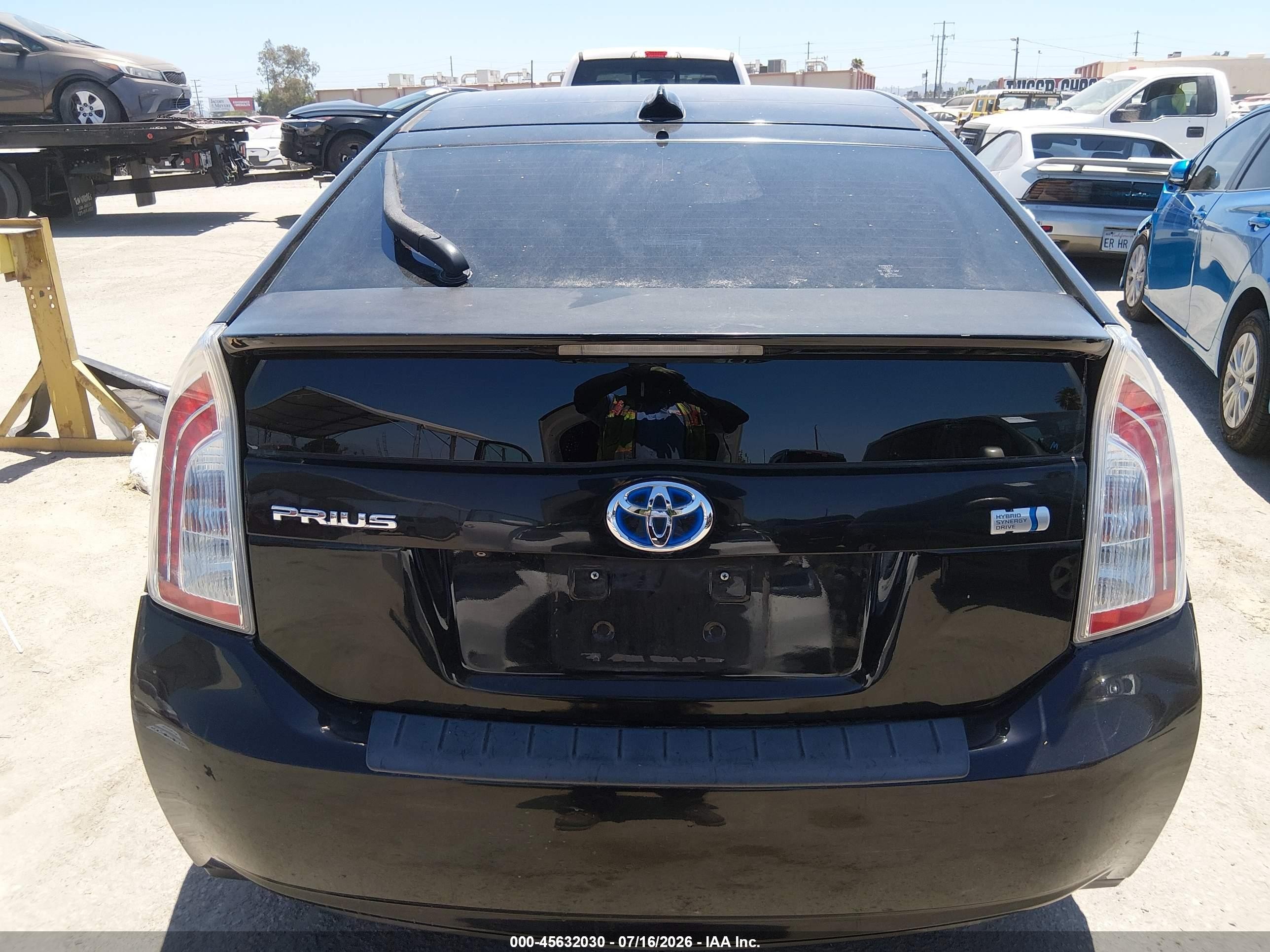2015 Toyota Prius Four Black vin: JTDKN3DU2F1960397