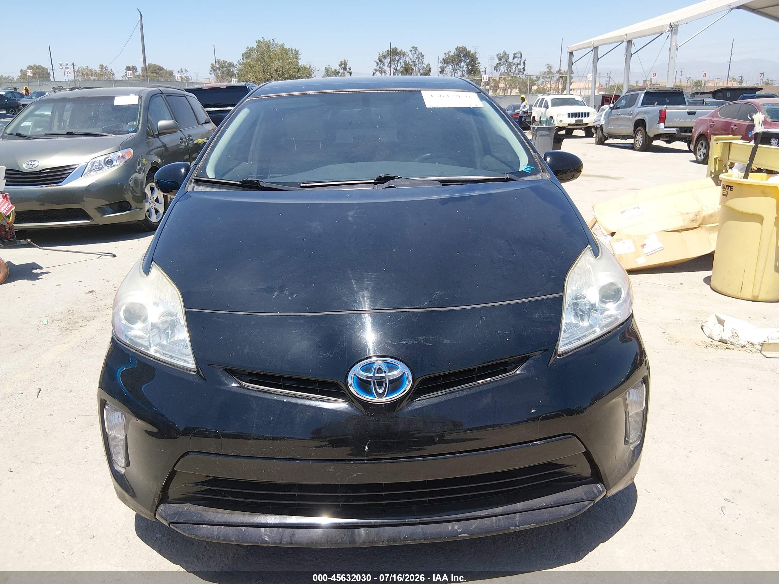 2015 Toyota Prius Four Black vin: JTDKN3DU2F1960397