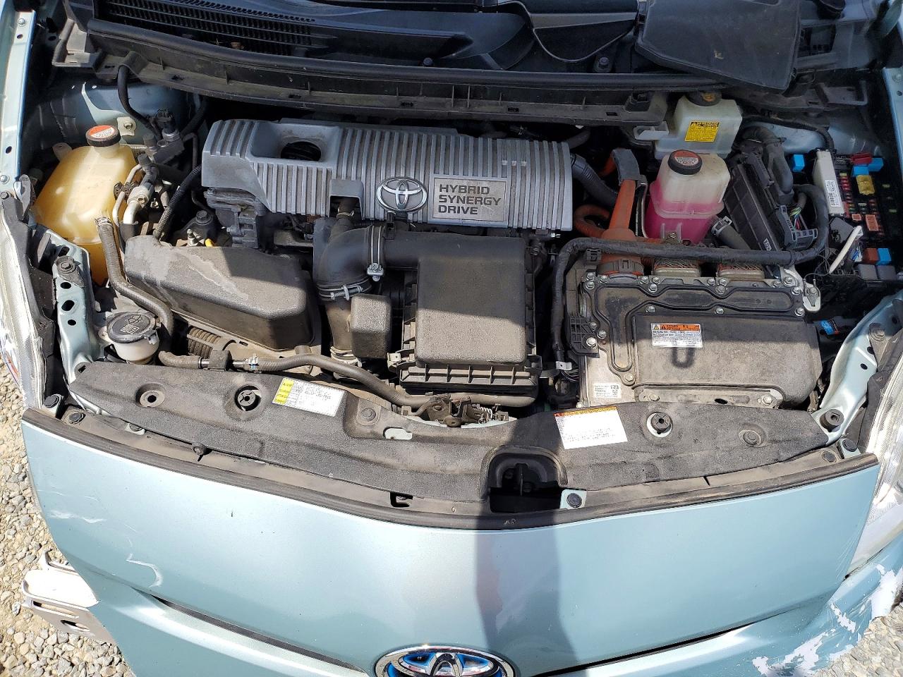 2015 Toyota Prius Two Бирюзовый vin: JTDKN3DU2F1992685