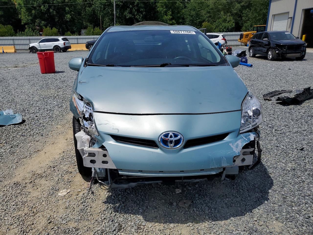 2015 Toyota Prius Two Бирюзовый vin: JTDKN3DU2F1992685